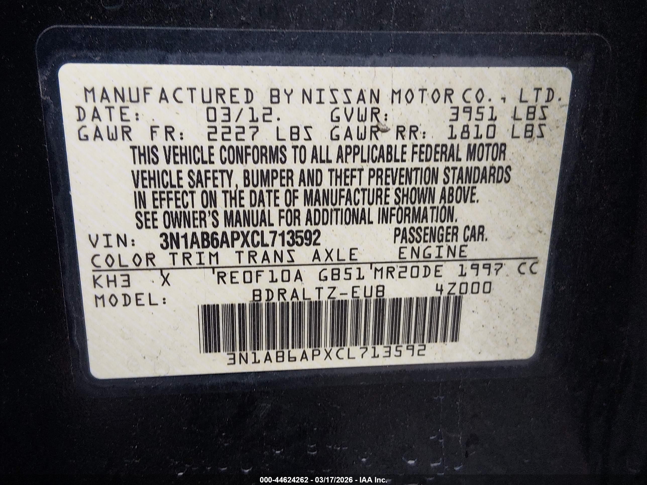 NISSAN SENTRA image 9