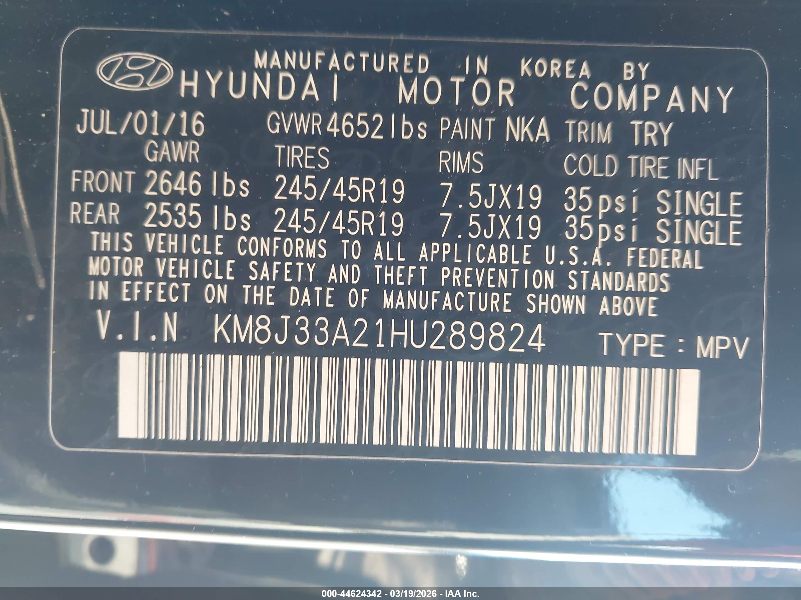 HYUNDAI TUCSON image 9