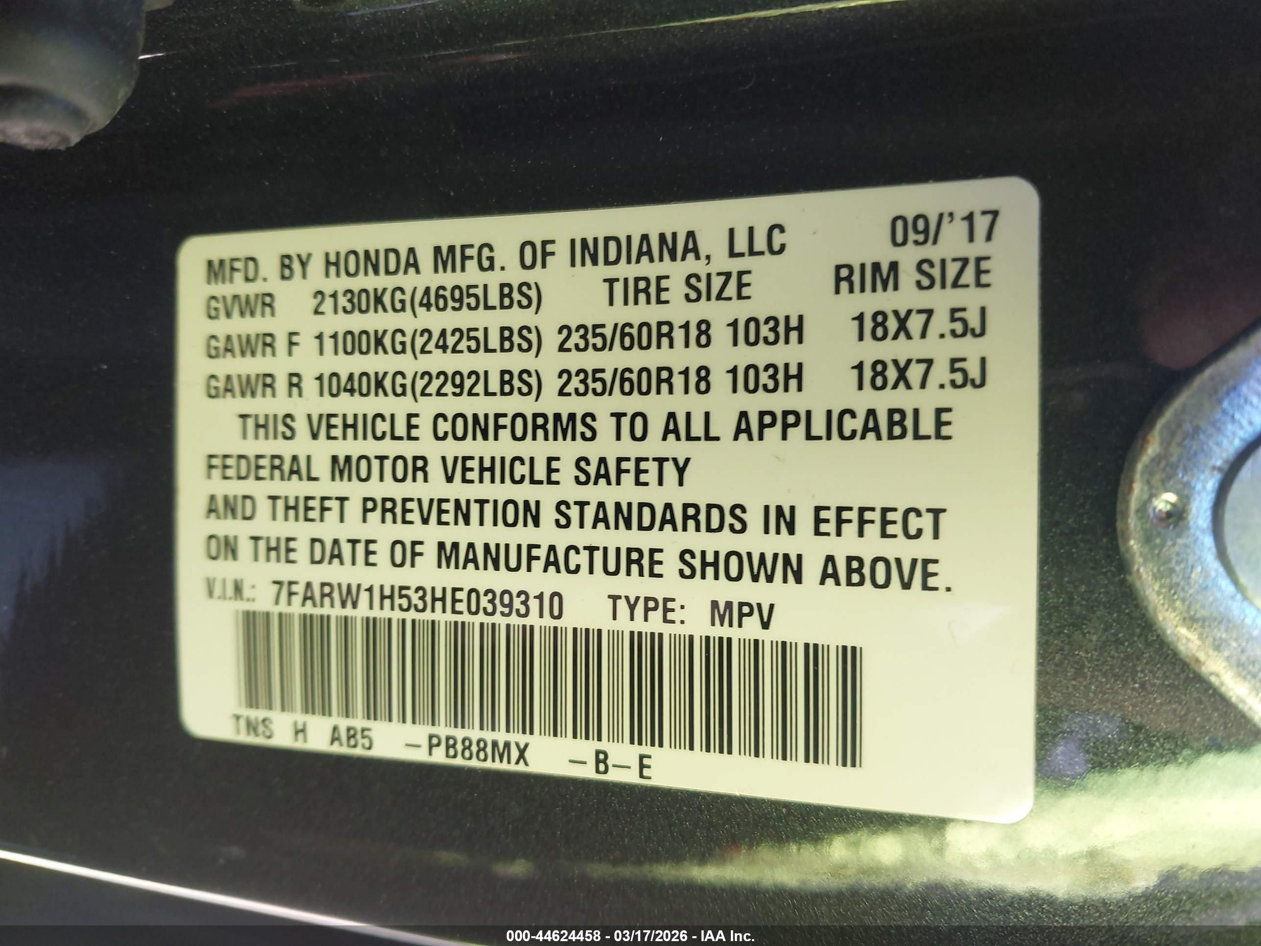 HONDA CR-V image 9