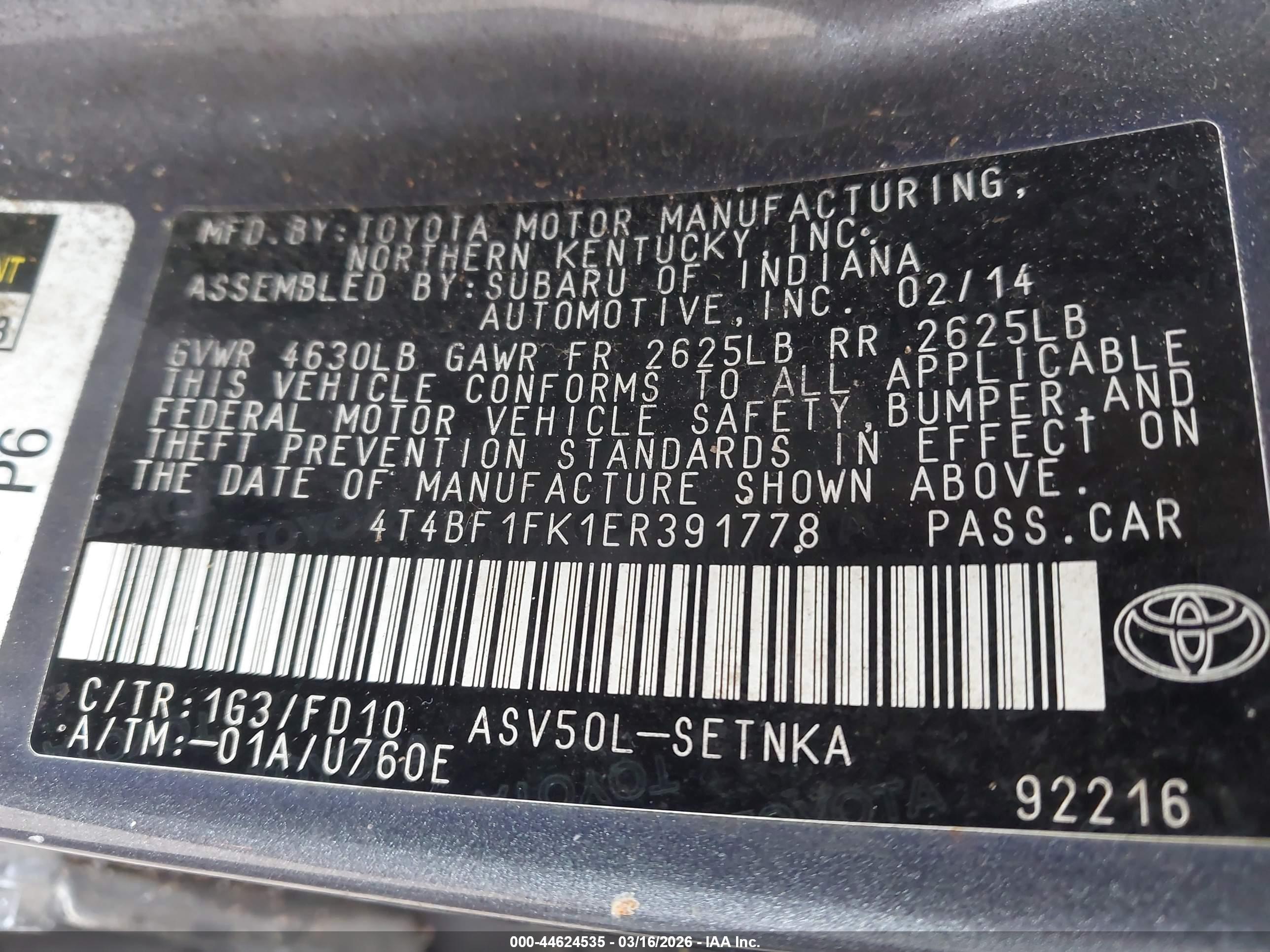 TOYOTA CAMRY image 9