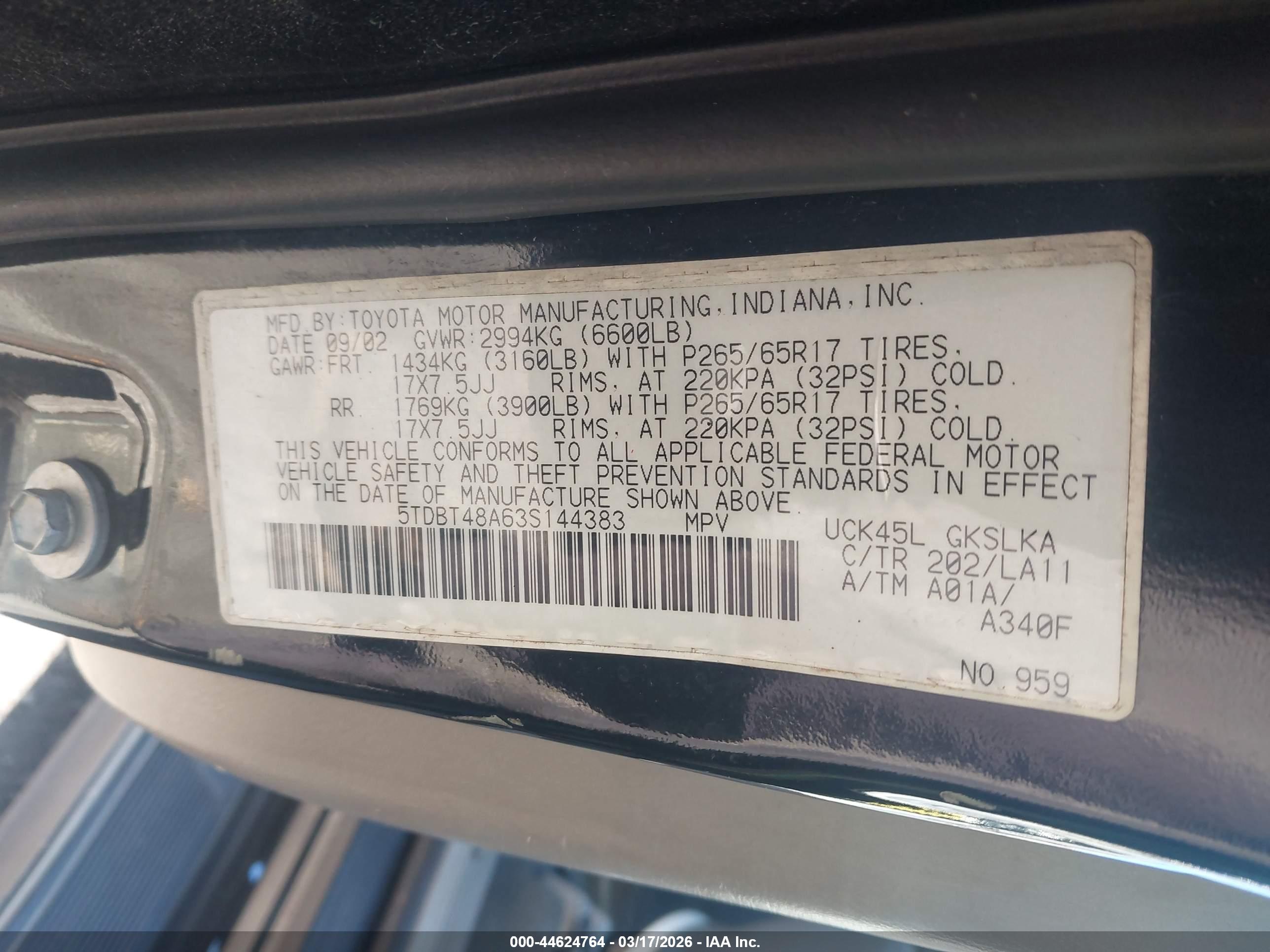 TOYOTA SEQUOIA image 9