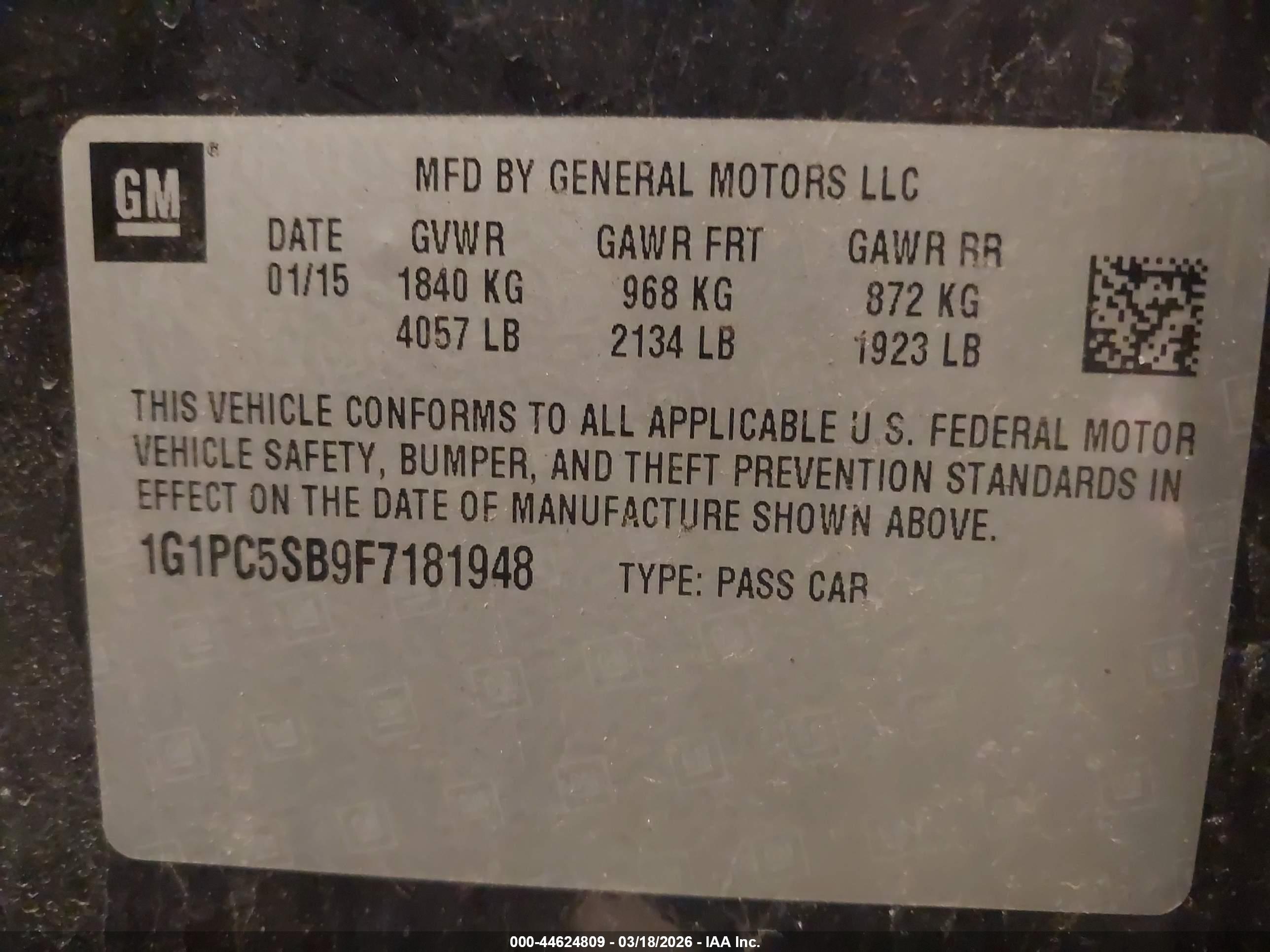 CHEVROLET CRUZE image 9