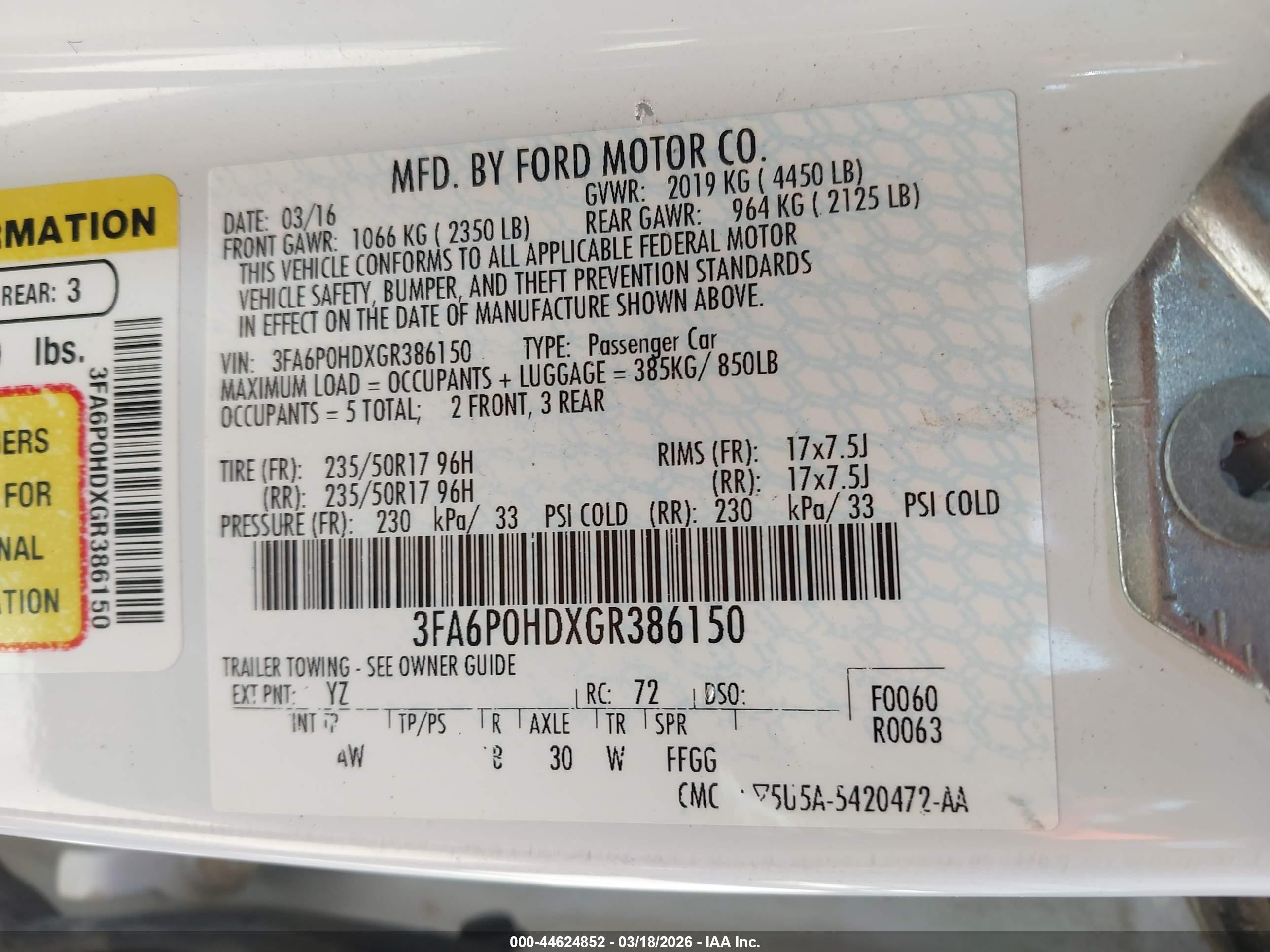 FORD FUSION image 9
