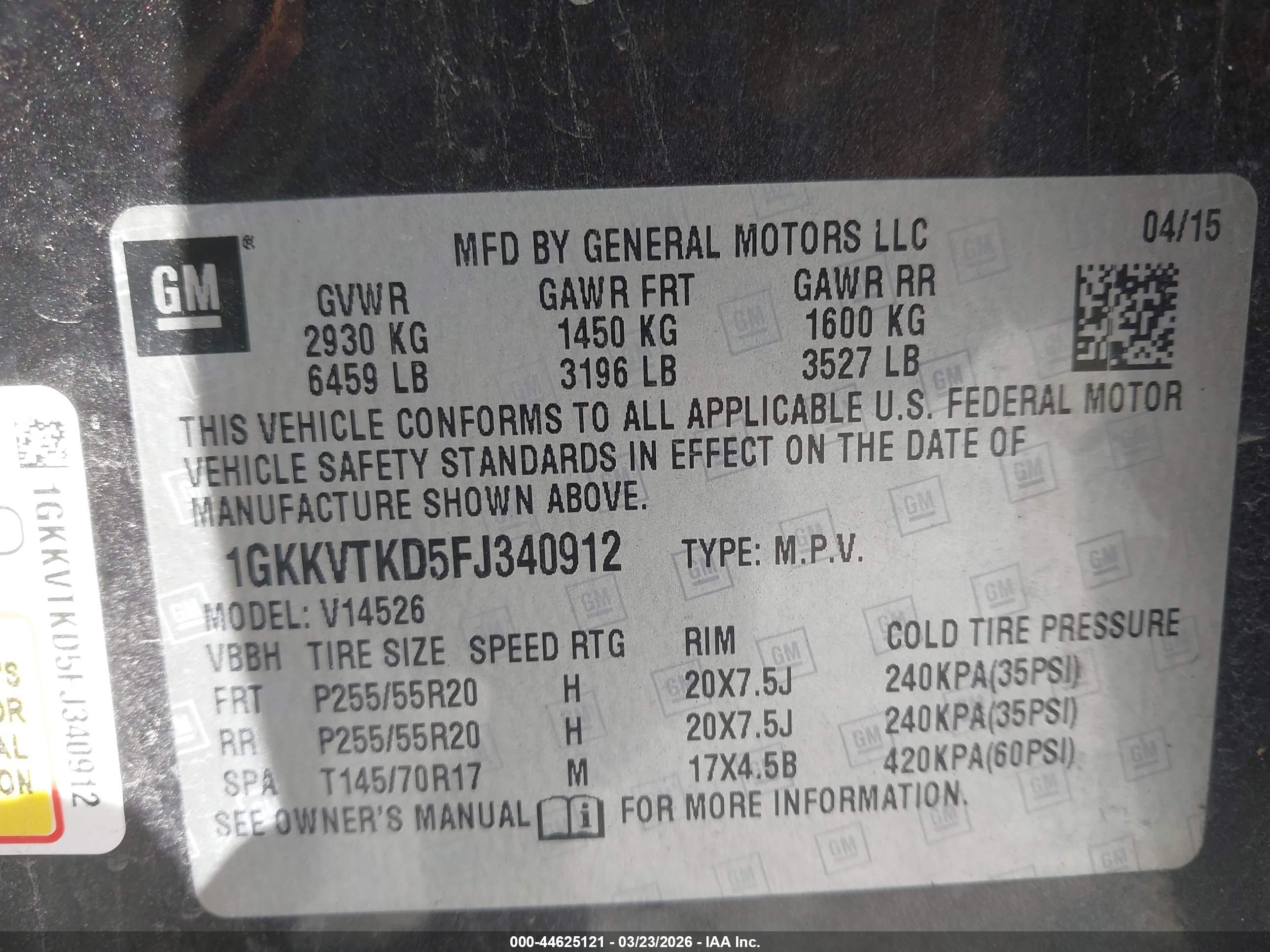 GMC ACADIA image 9