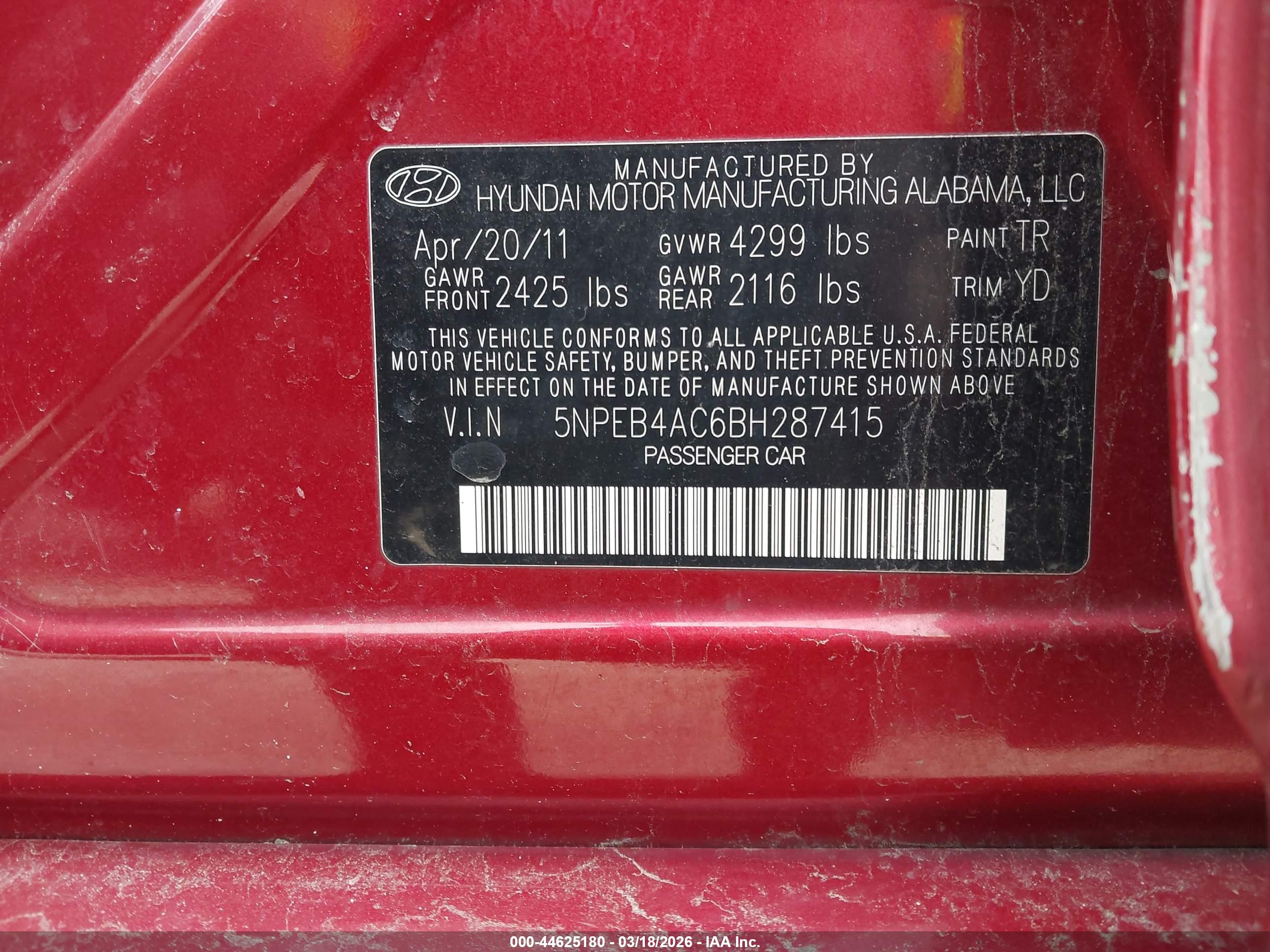 HYUNDAI SONATA image 9
