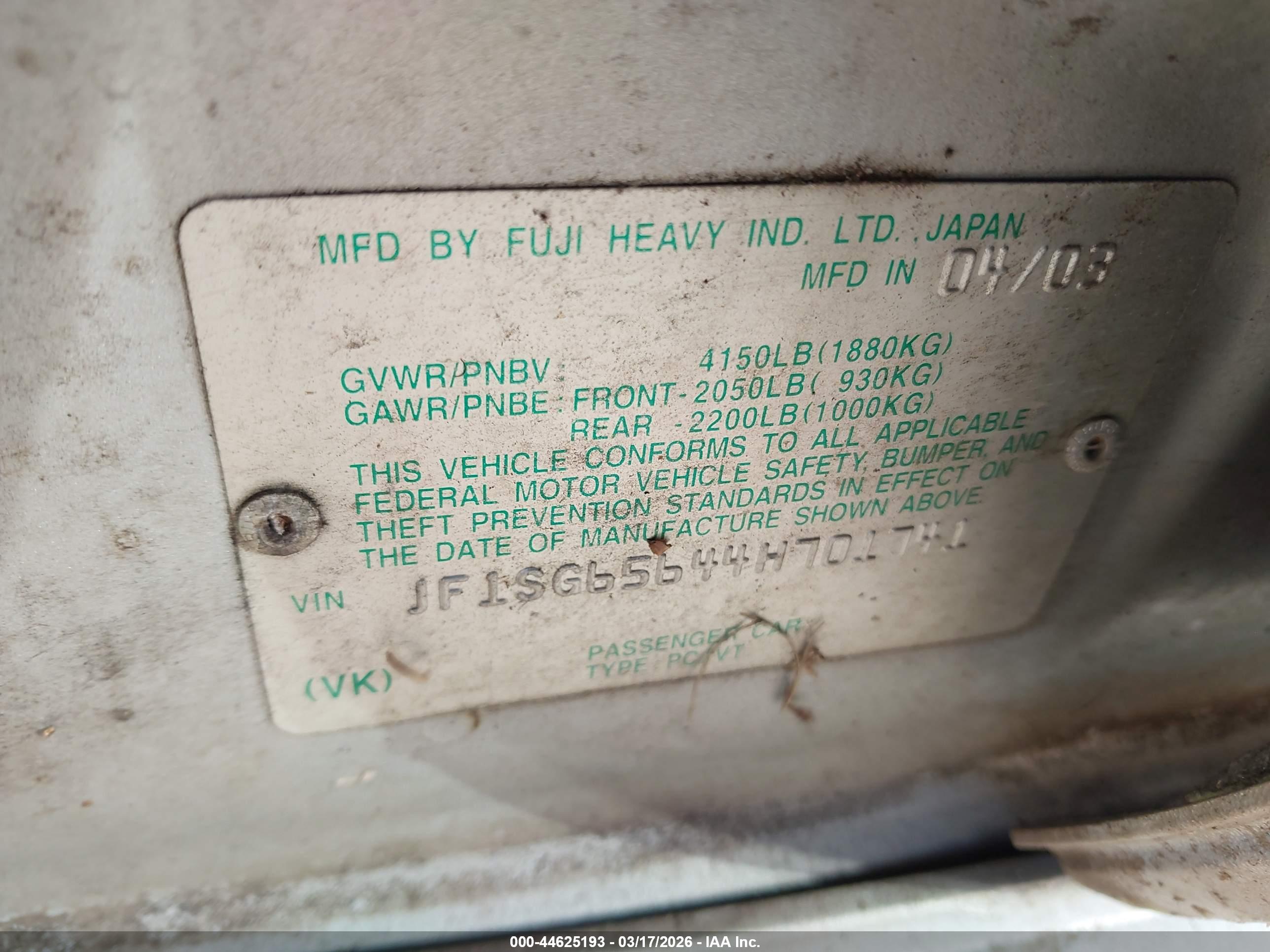 SUBARU FORESTER image 9