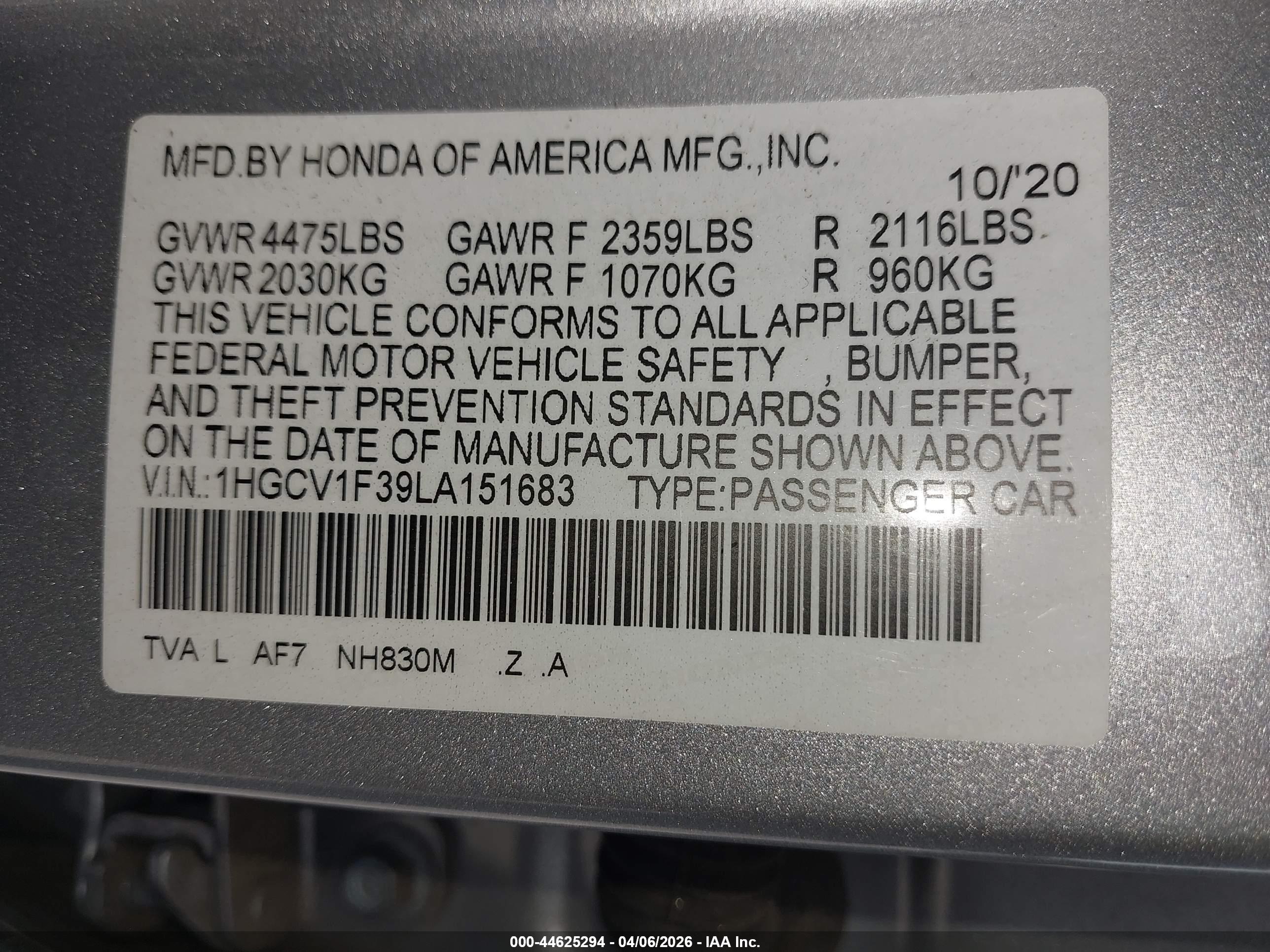 HONDA ACCORD image 9