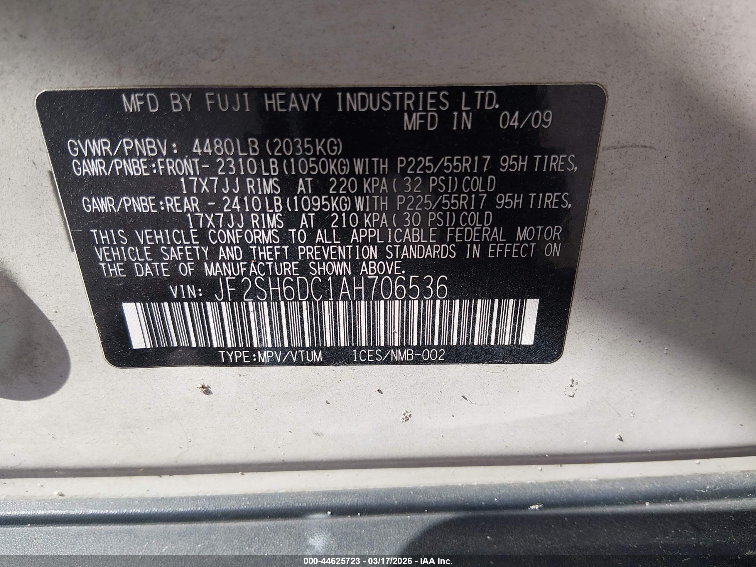 SUBARU FORESTER image 9