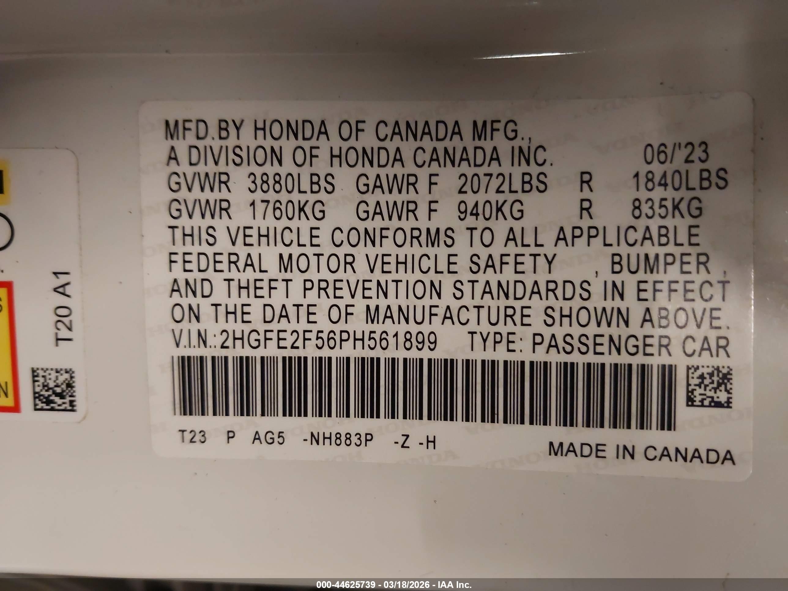 HONDA CIVIC image 9