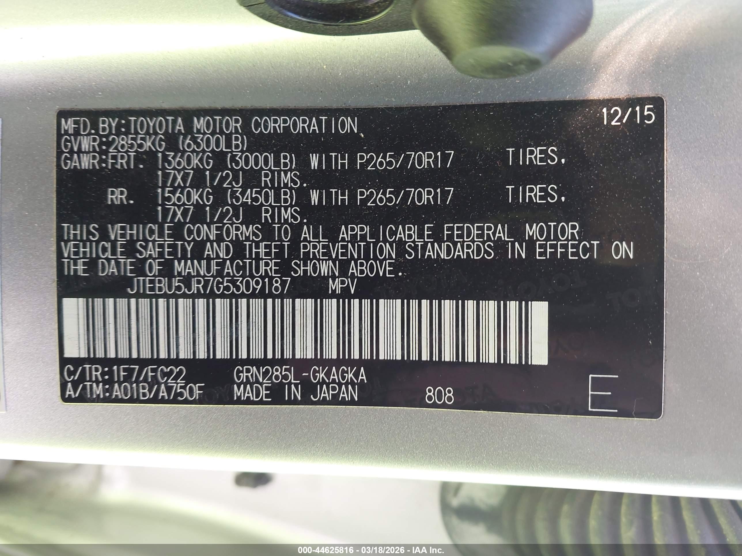TOYOTA 4RUNNER image 9