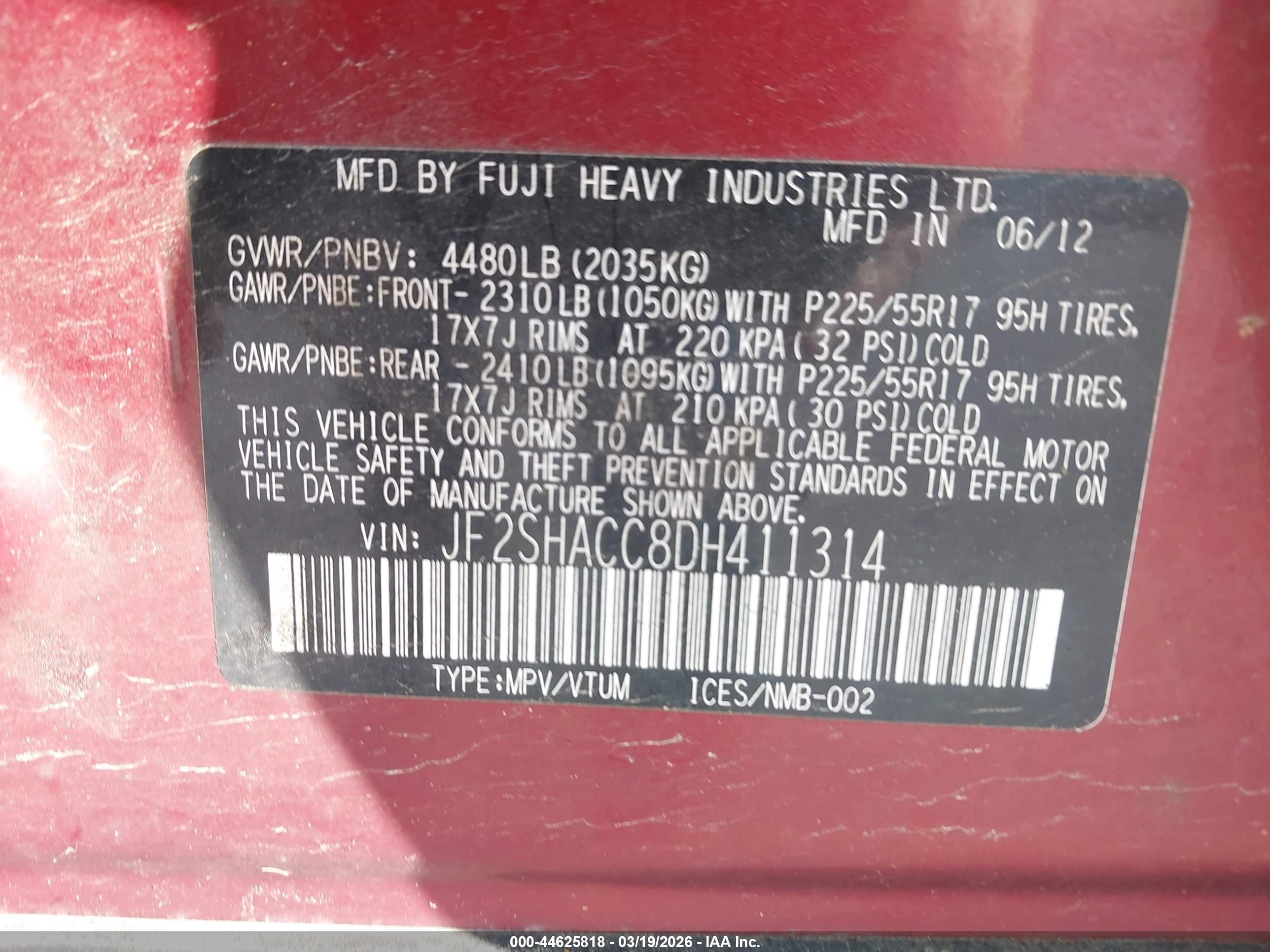 SUBARU FORESTER image 9