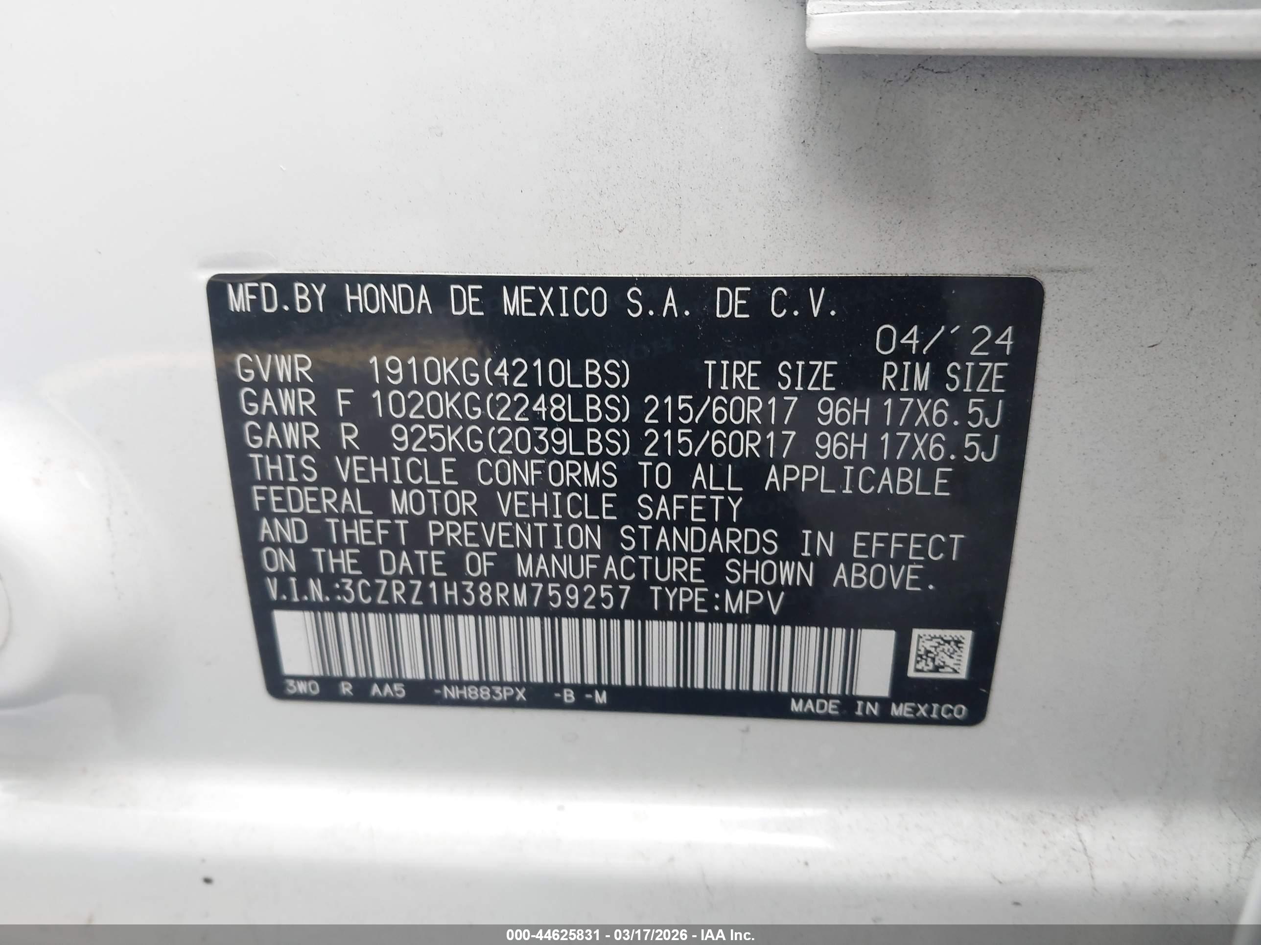 HONDA HR-V image 9