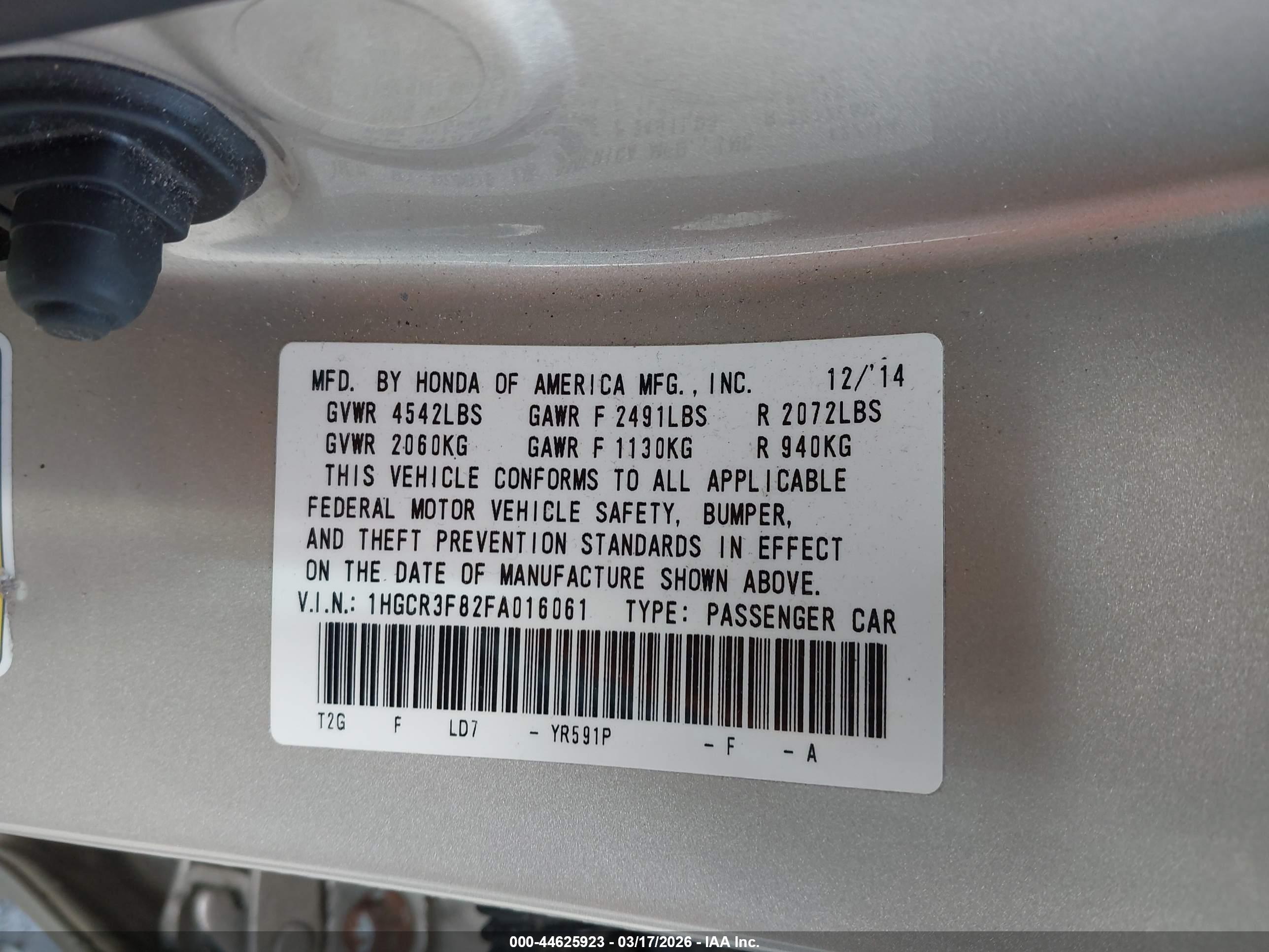 HONDA ACCORD image 9