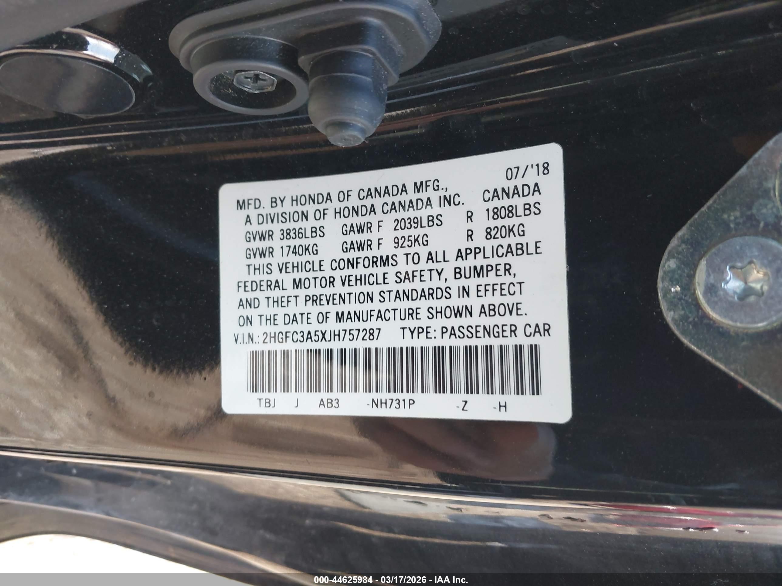 HONDA CIVIC image 9