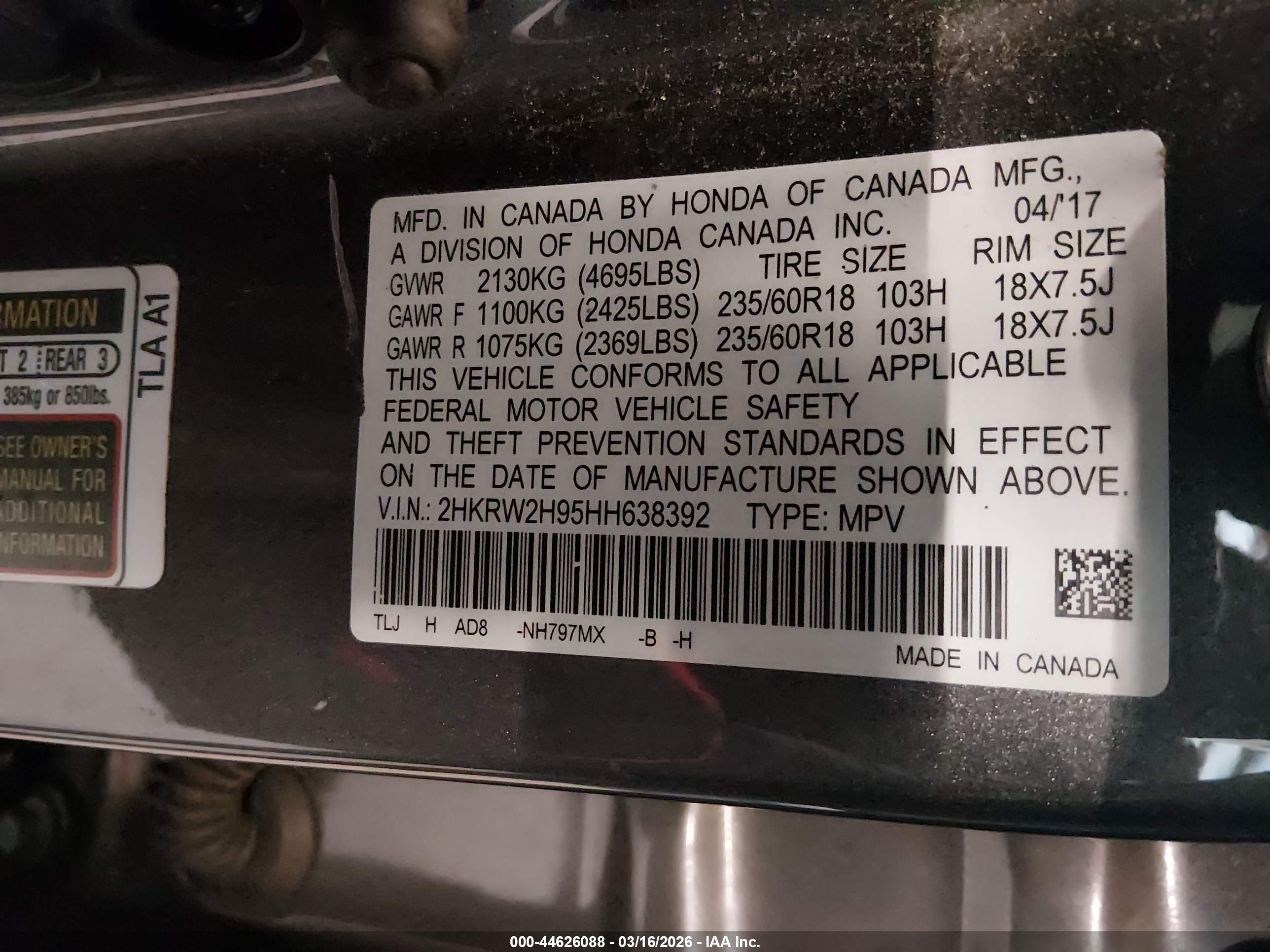 HONDA CR-V image 9
