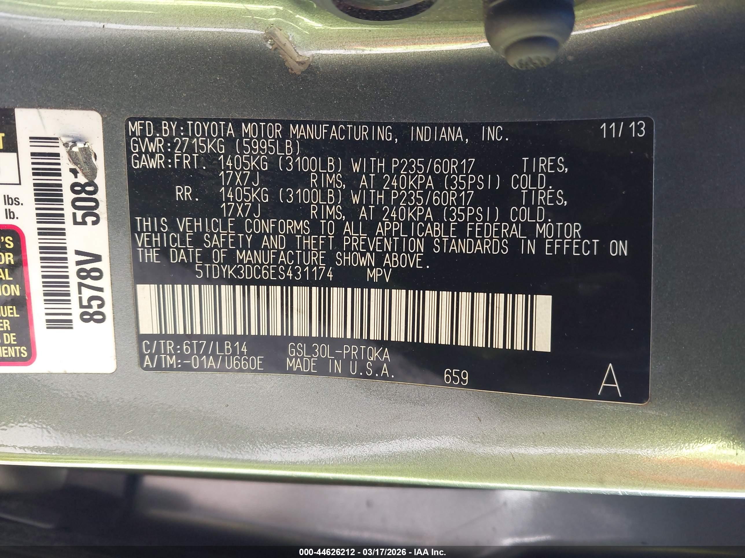 TOYOTA SIENNA image 9