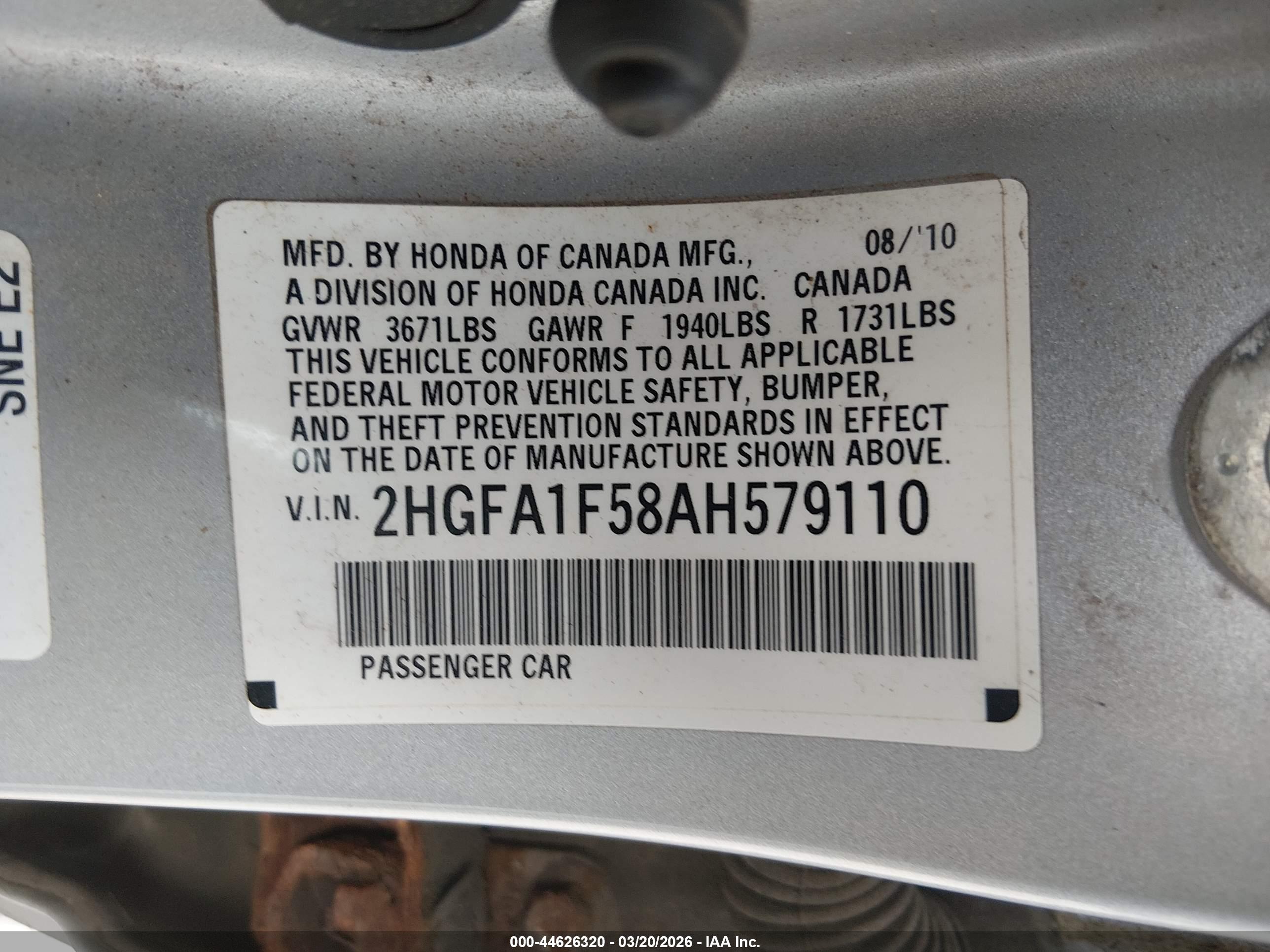 HONDA CIVIC image 9