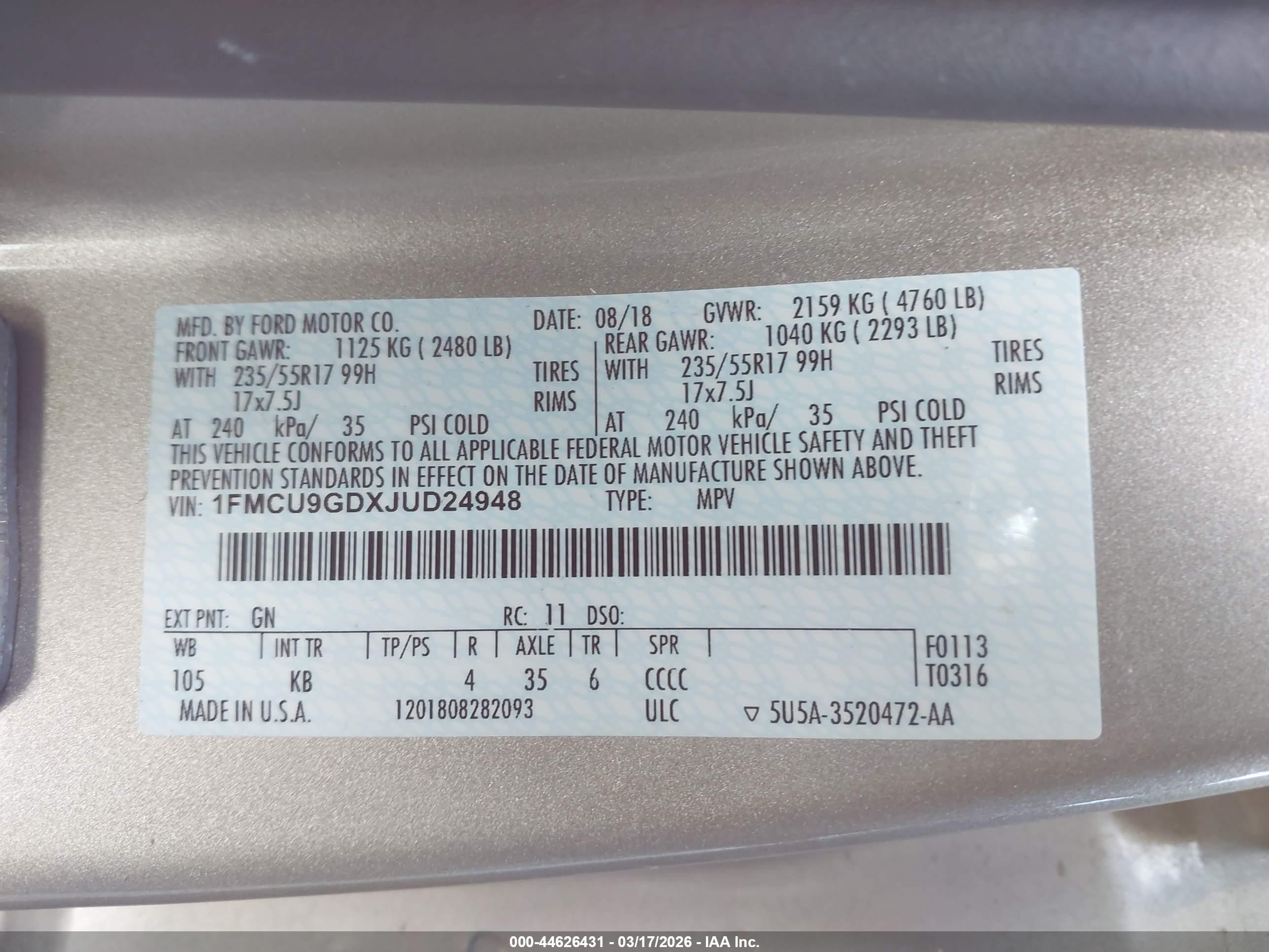 FORD ESCAPE image 9
