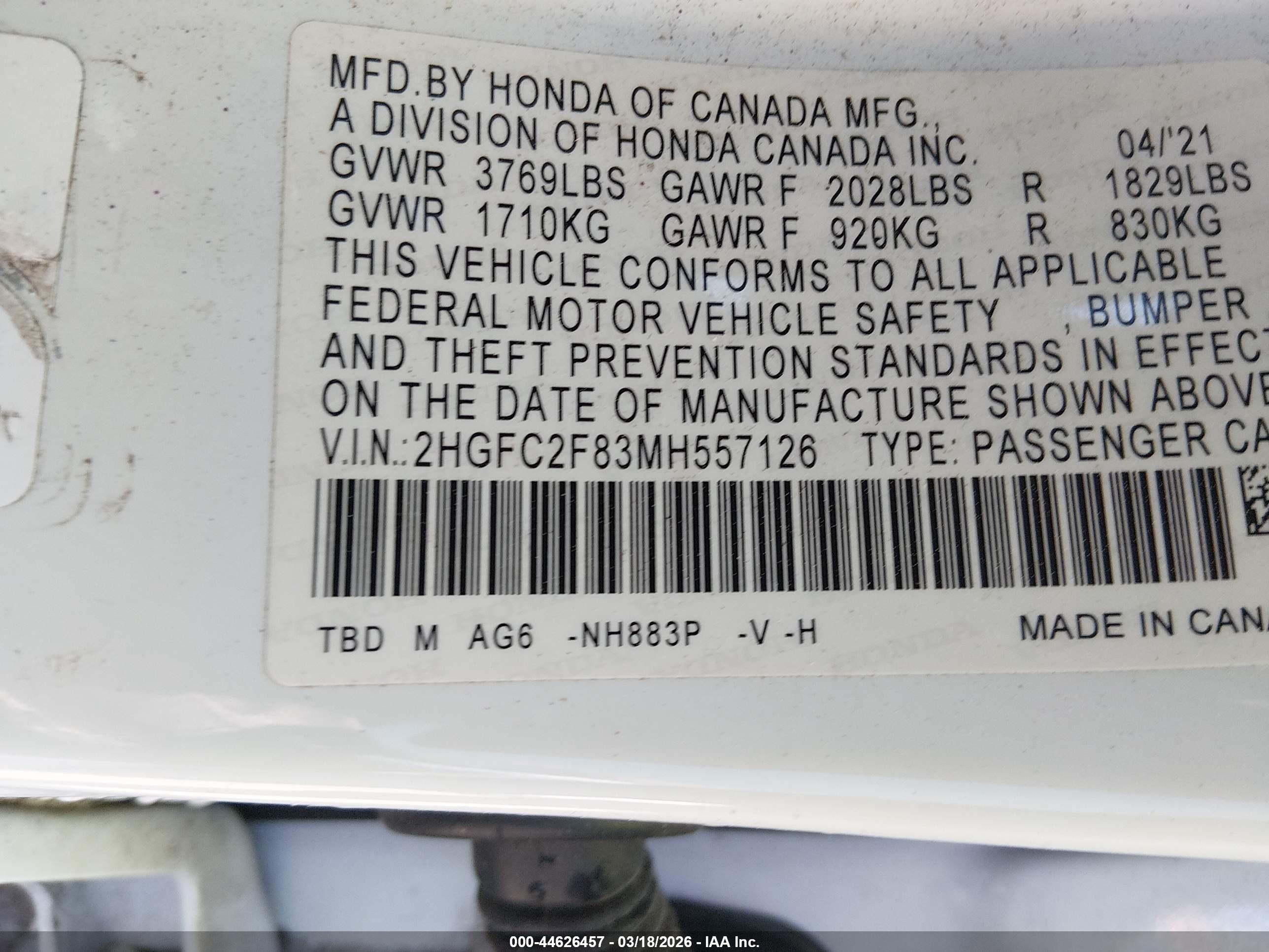 HONDA CIVIC image 9