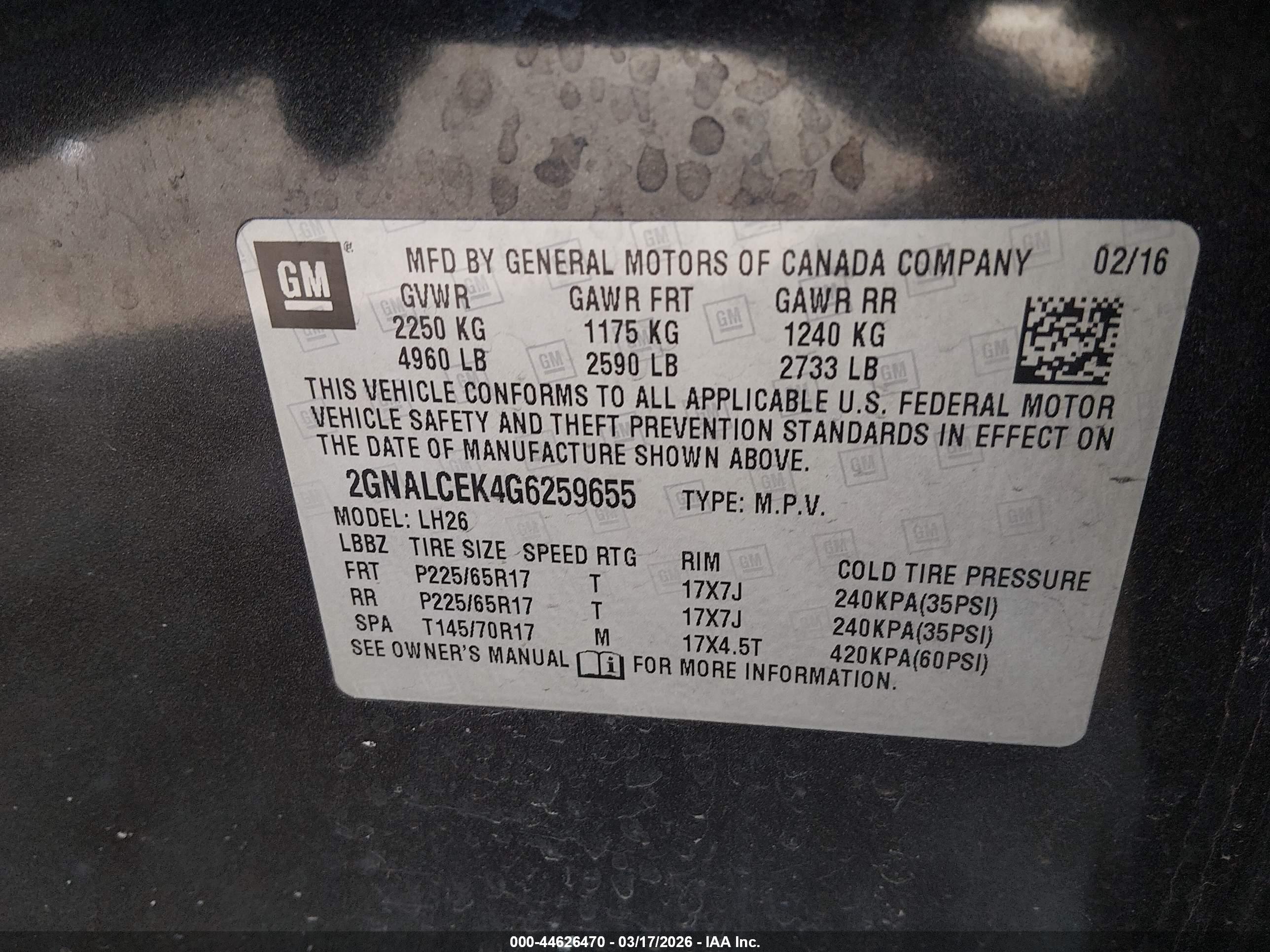 CHEVROLET EQUINOX image 9