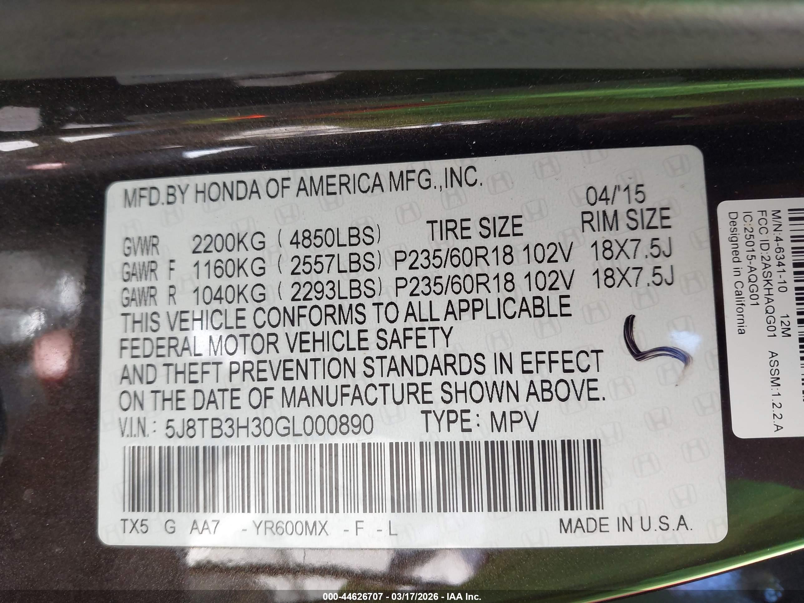 ACURA RDX image 9