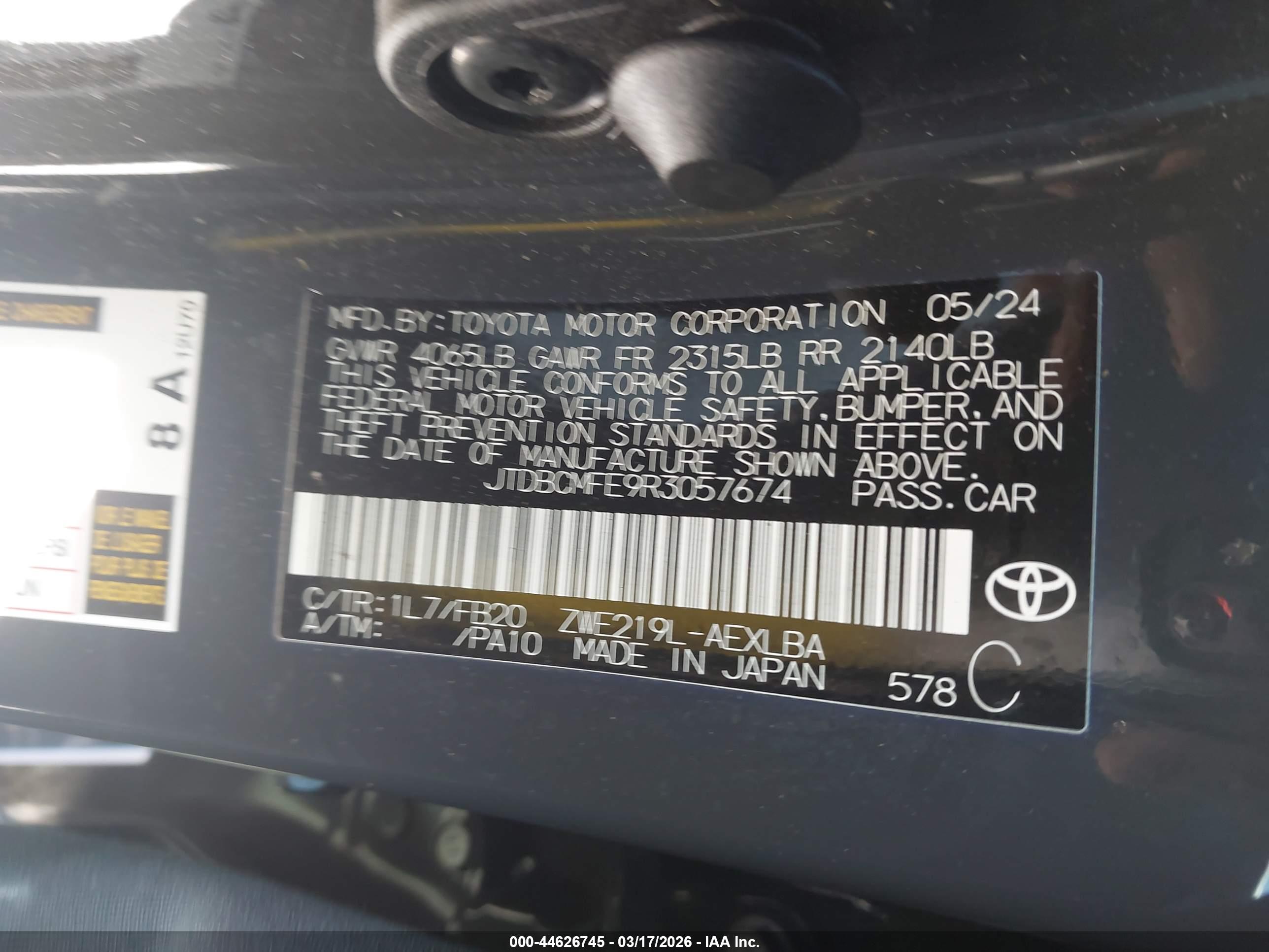TOYOTA COROLLA image 9