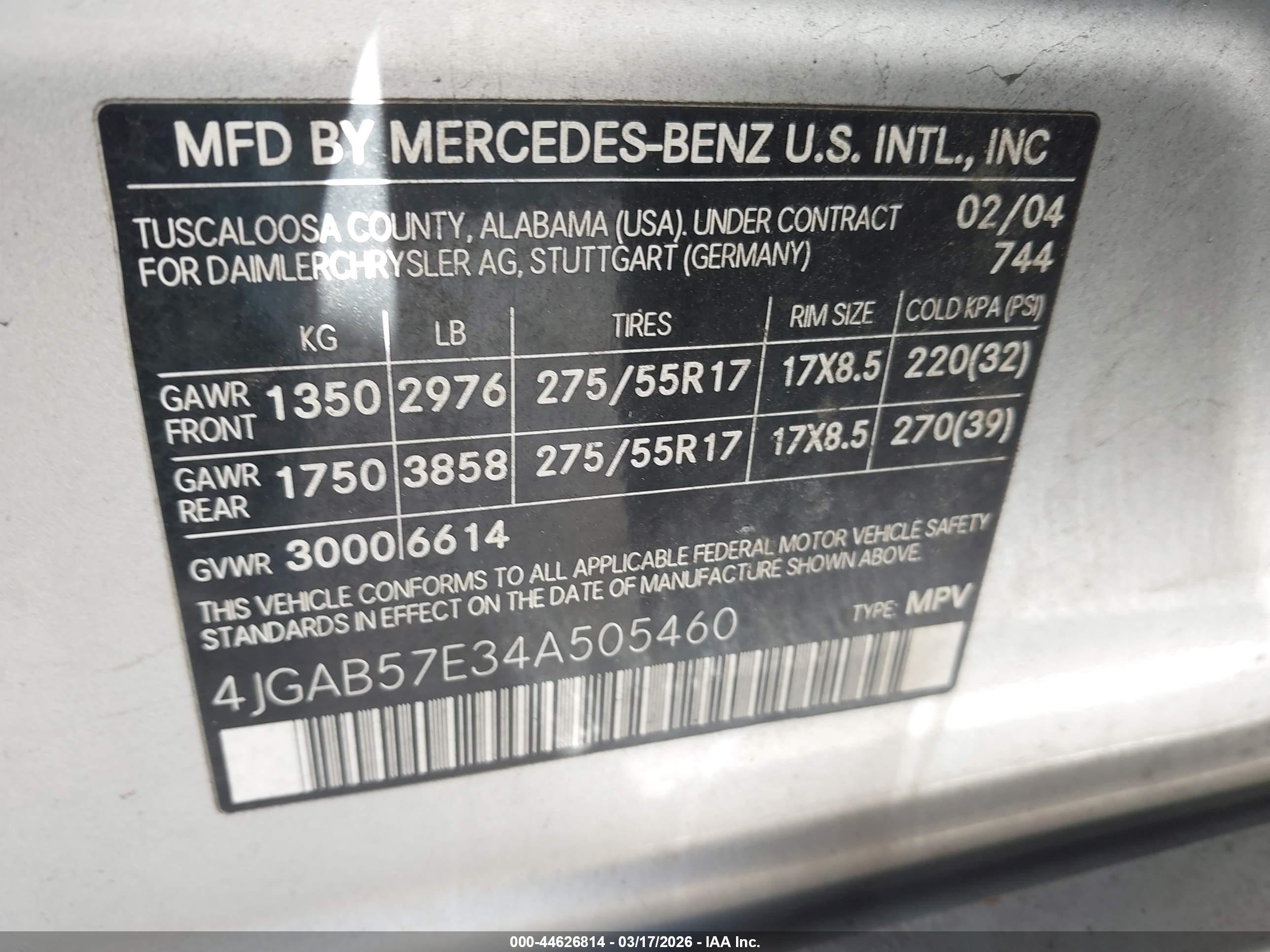 MERCEDES-BENZ ML image 9