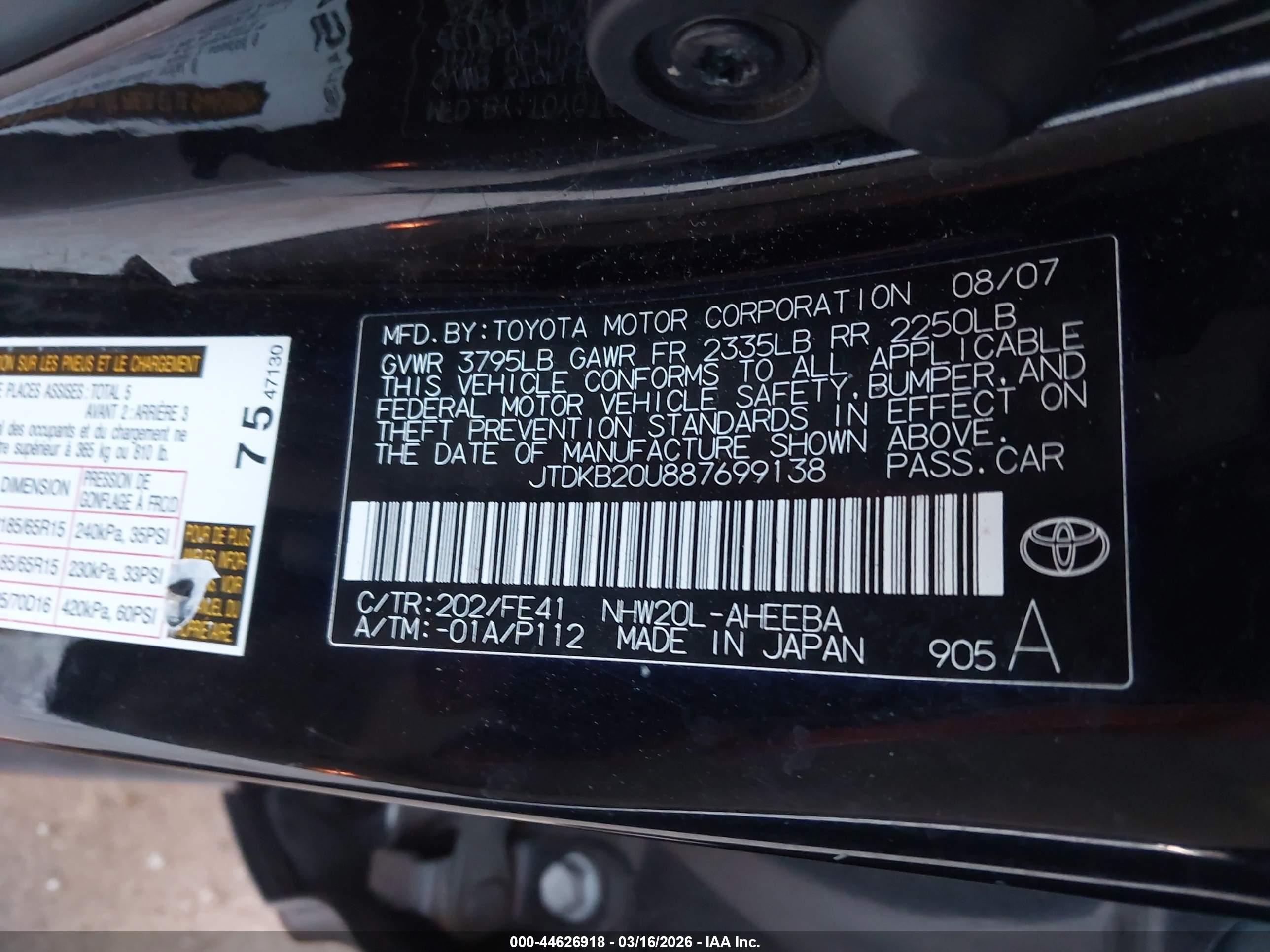 TOYOTA PRIUS image 9