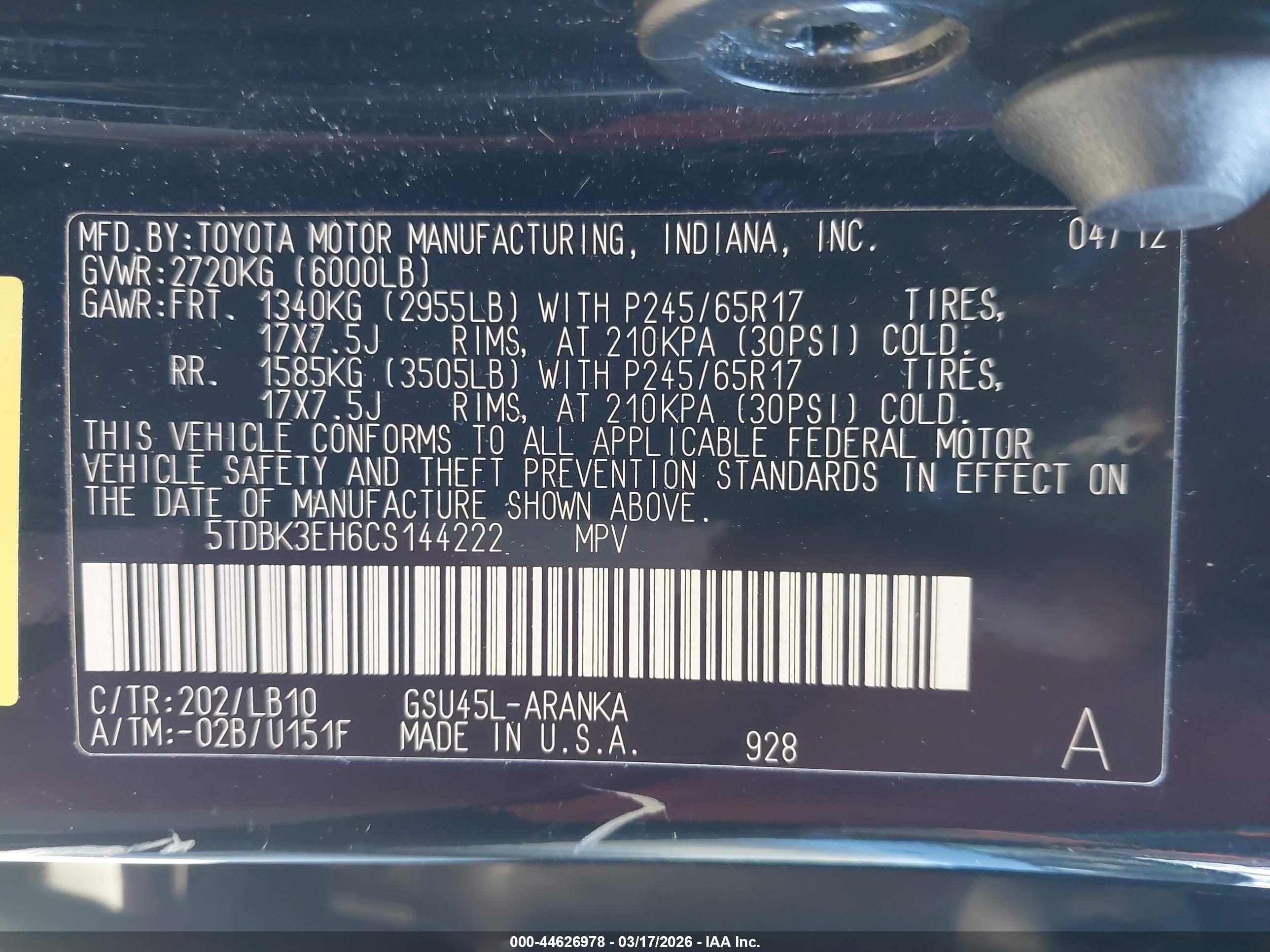 TOYOTA HIGHLANDER image 9