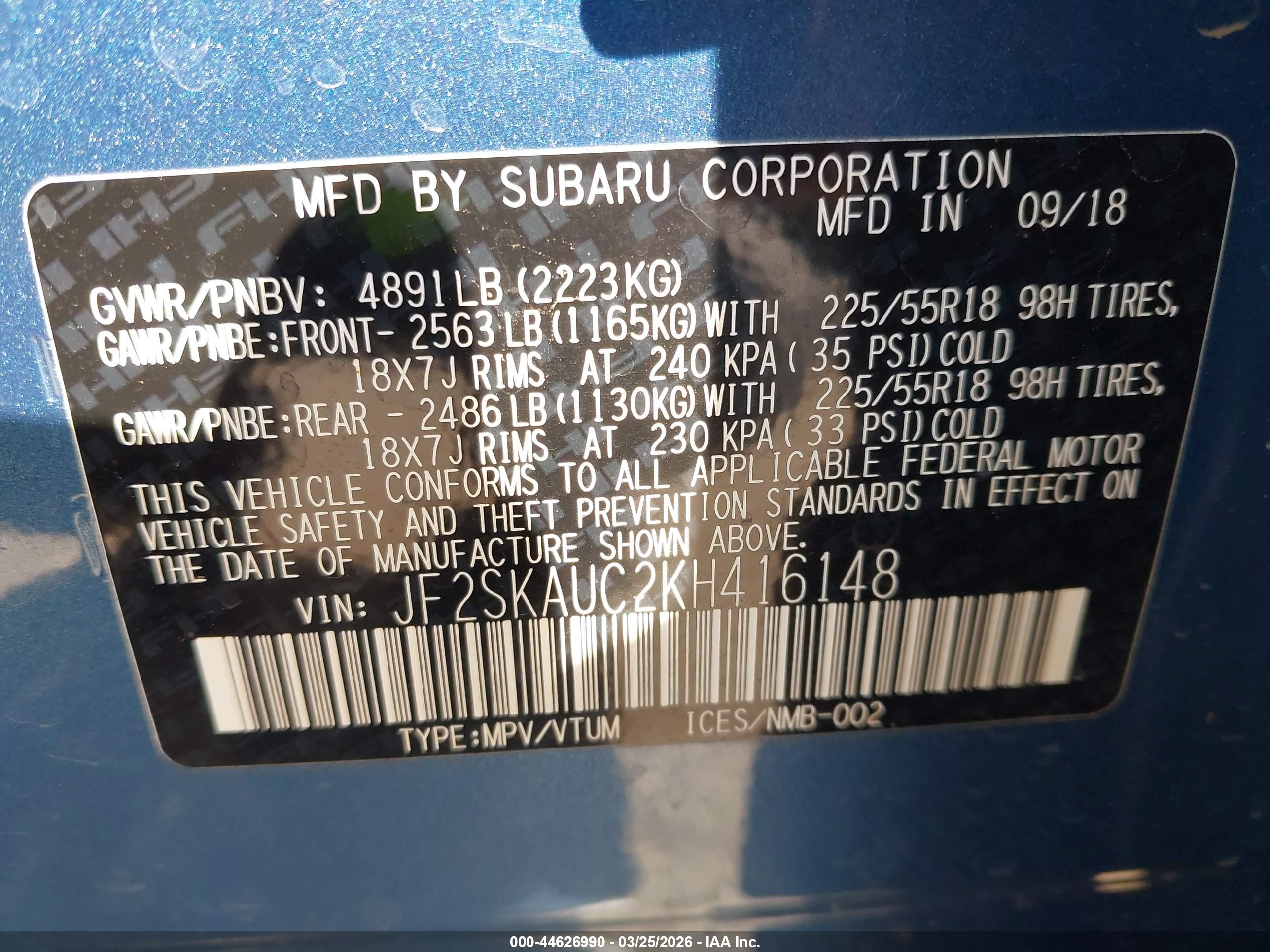 SUBARU FORESTER image 9