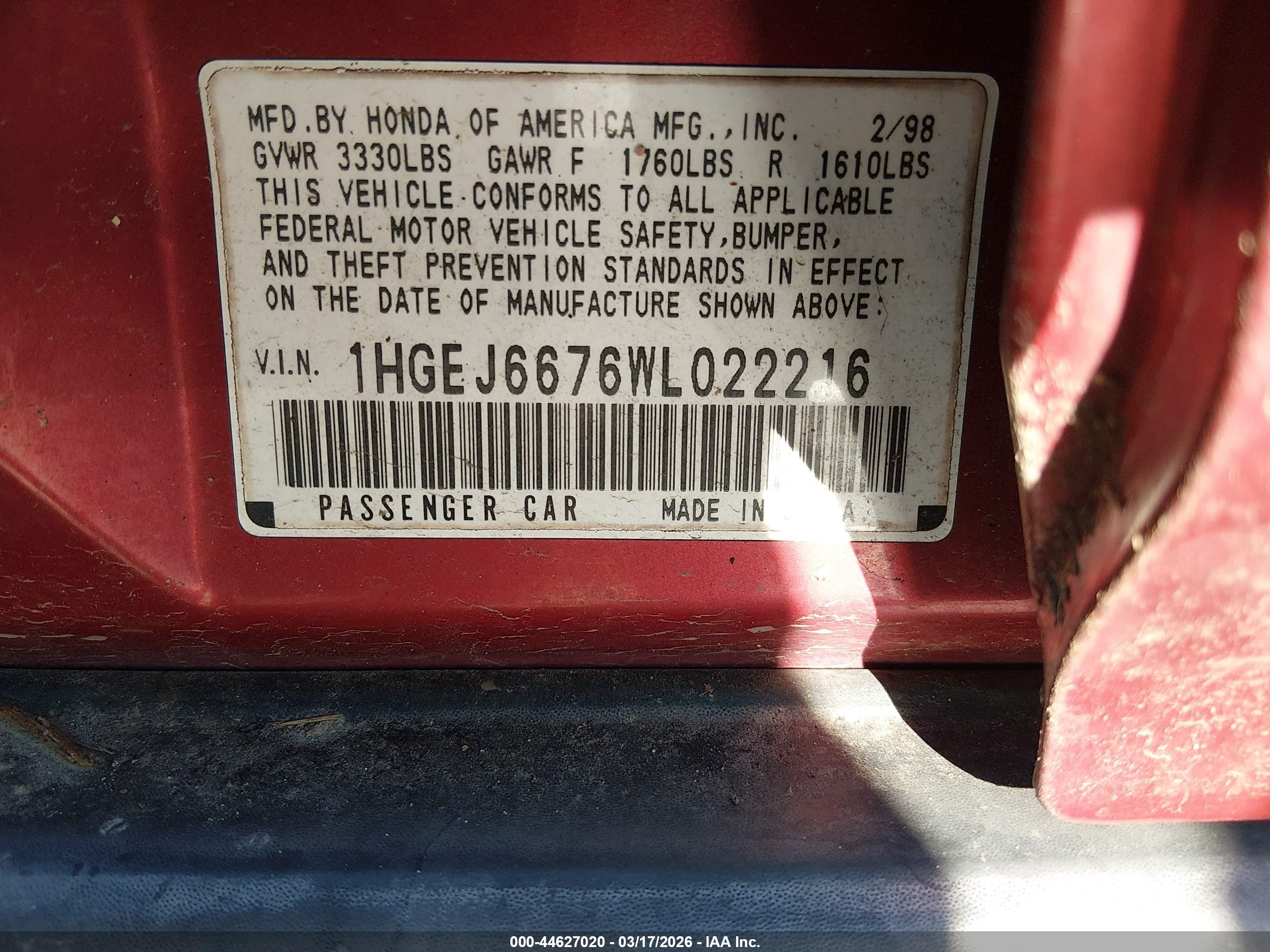 HONDA CIVIC image 9
