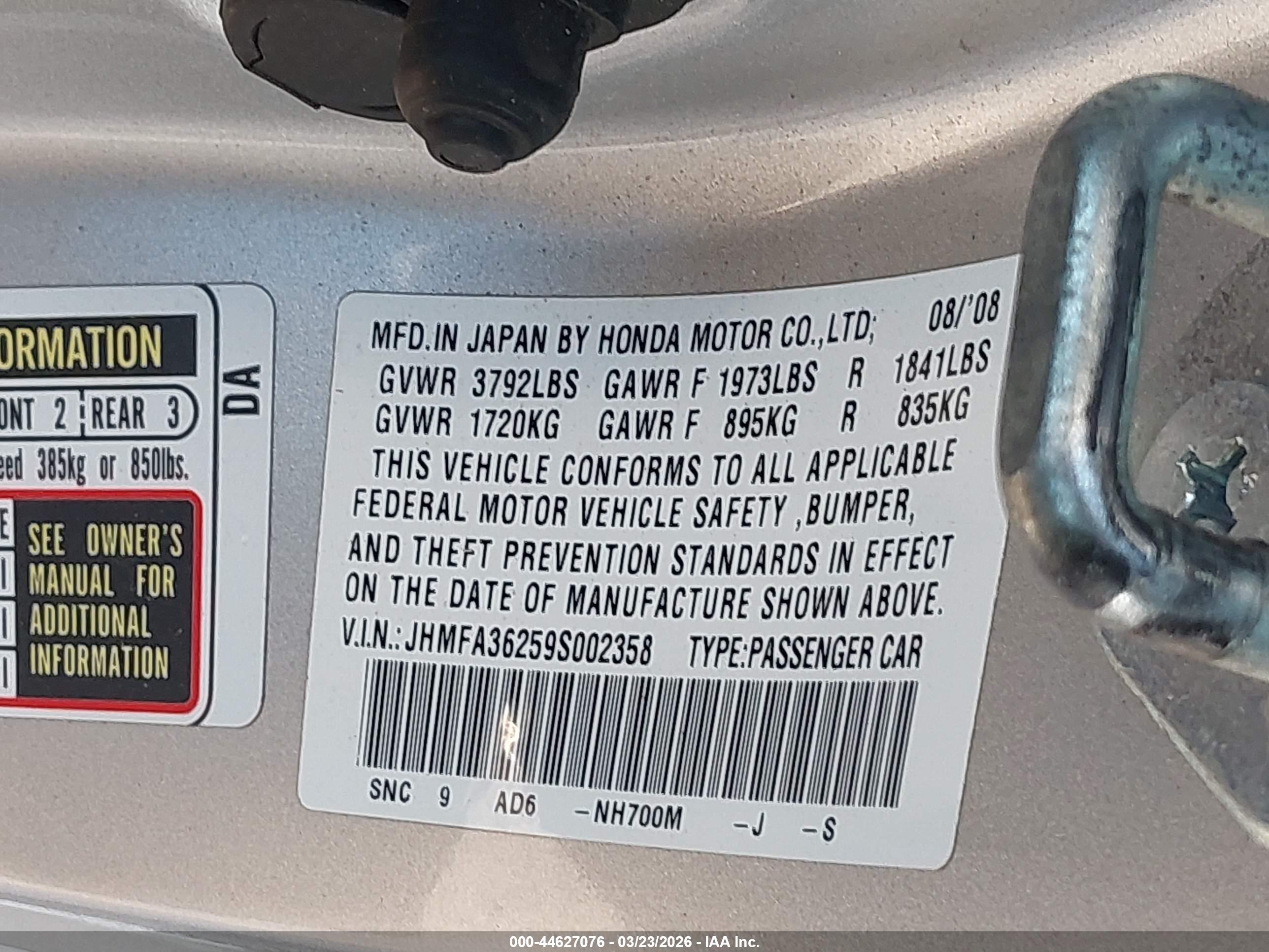 HONDA CIVIC image 9