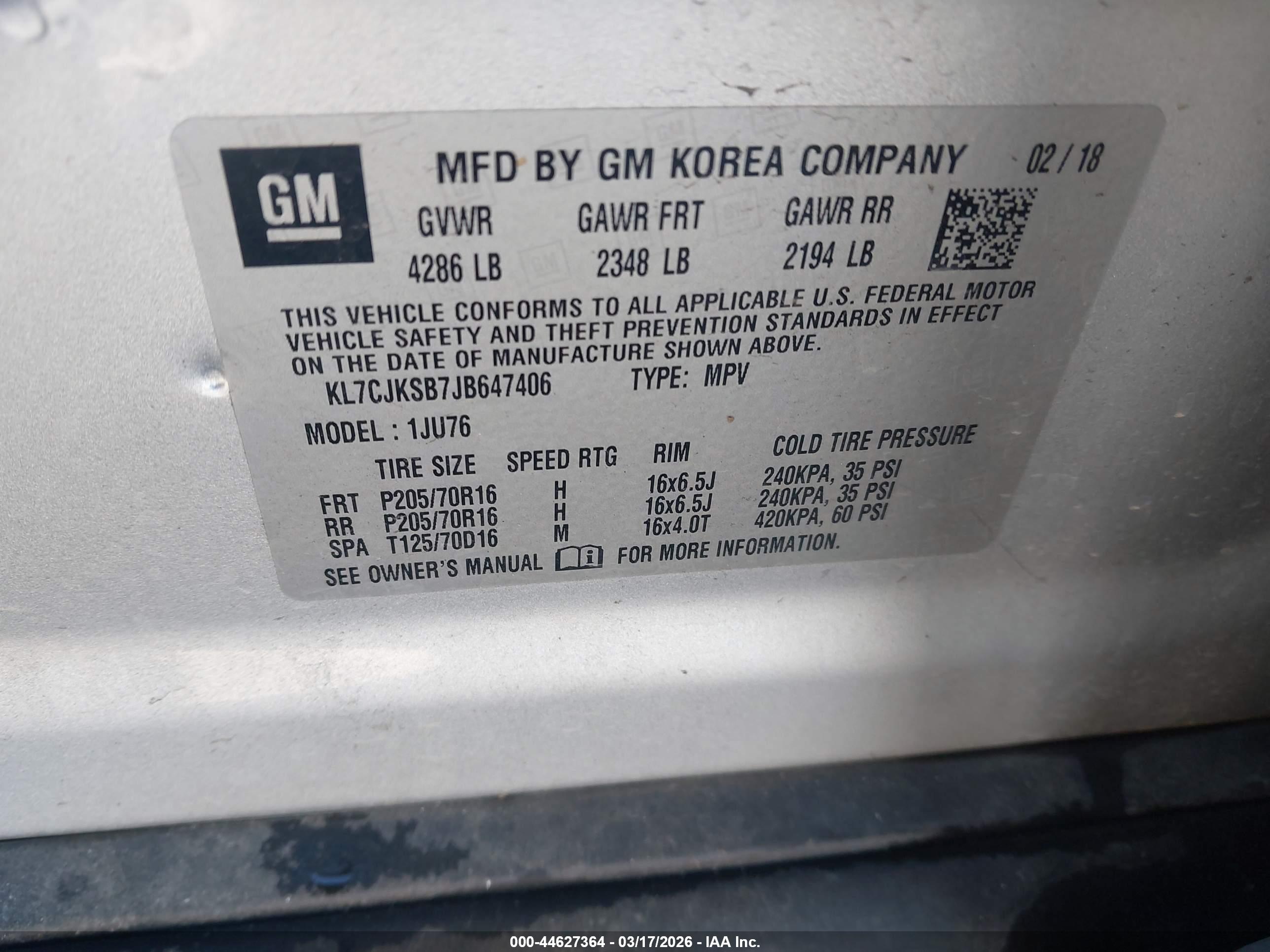 CHEVROLET TRAX image 9