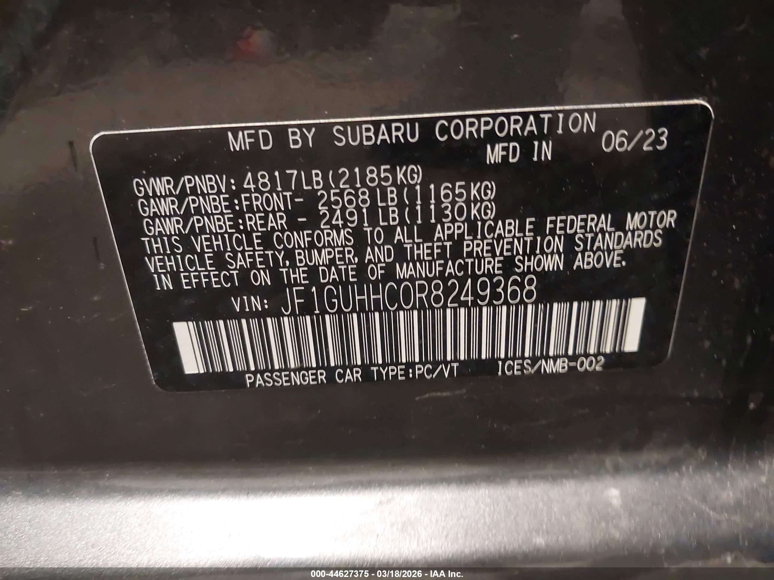 SUBARU IMPREZA image 9