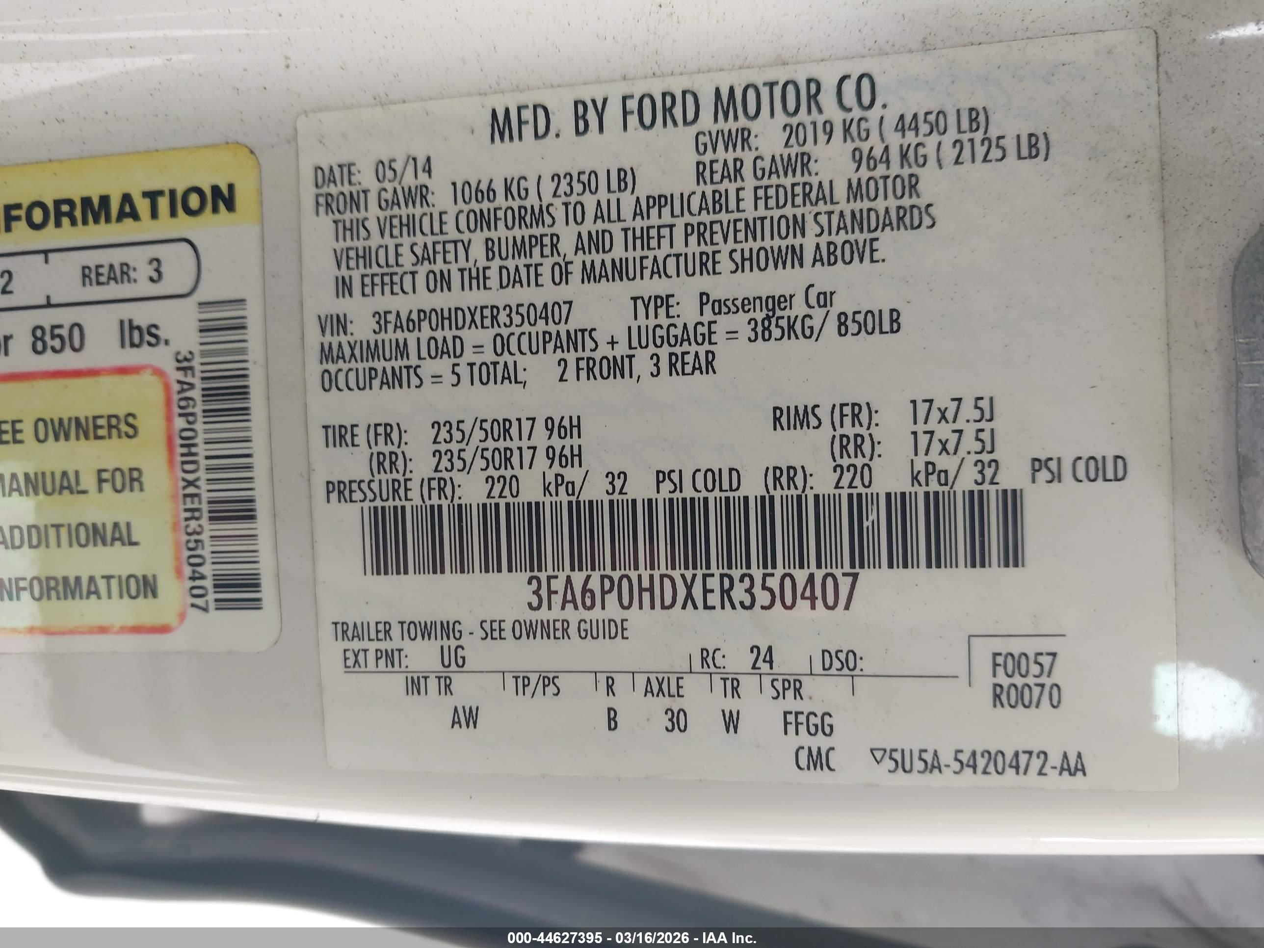 FORD FUSION image 9