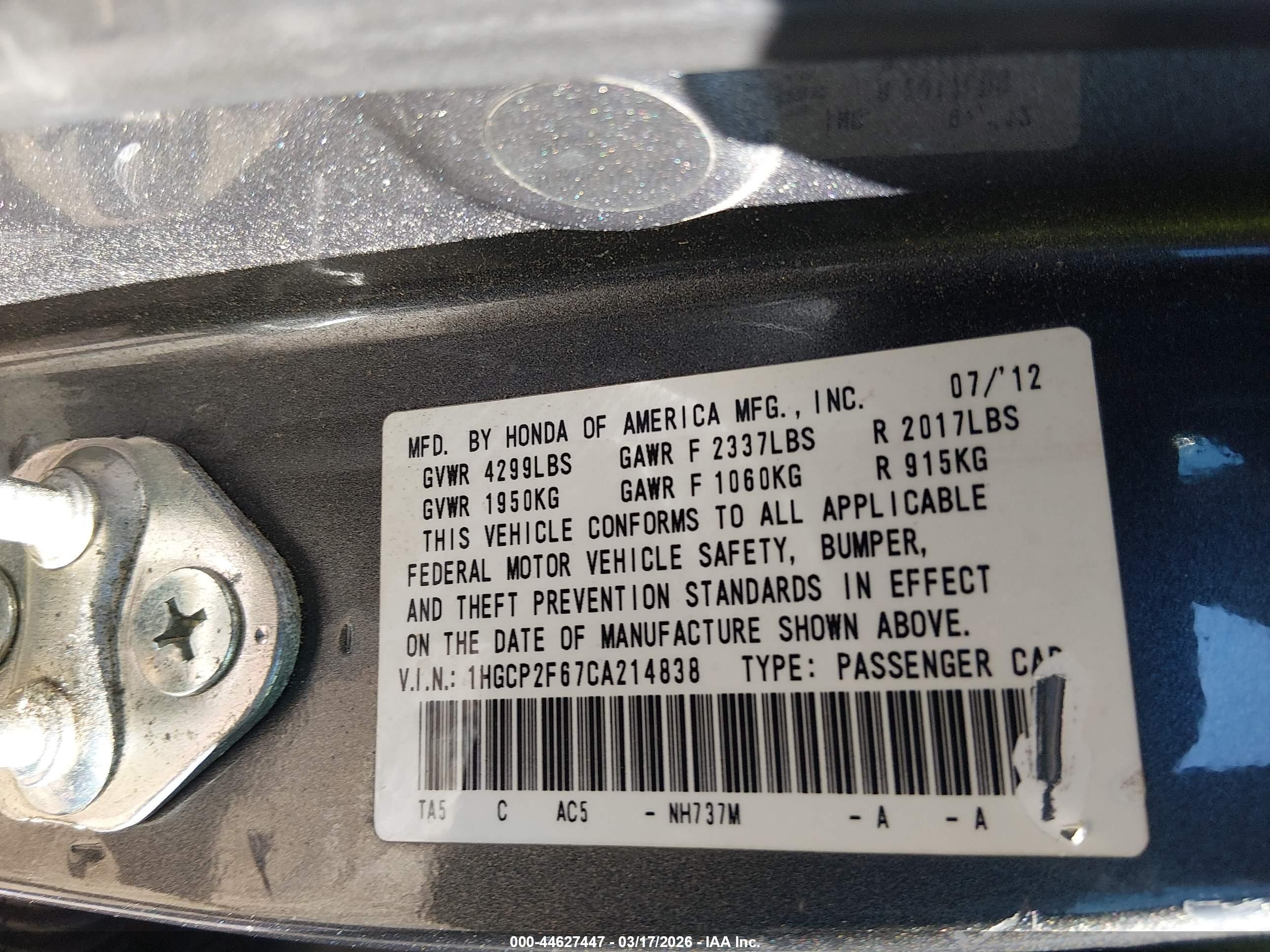 HONDA ACCORD image 9