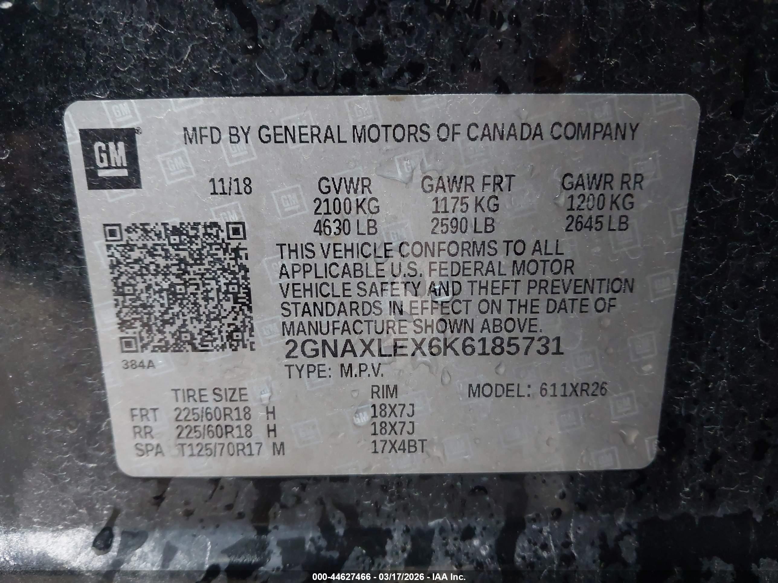 CHEVROLET EQUINOX image 9
