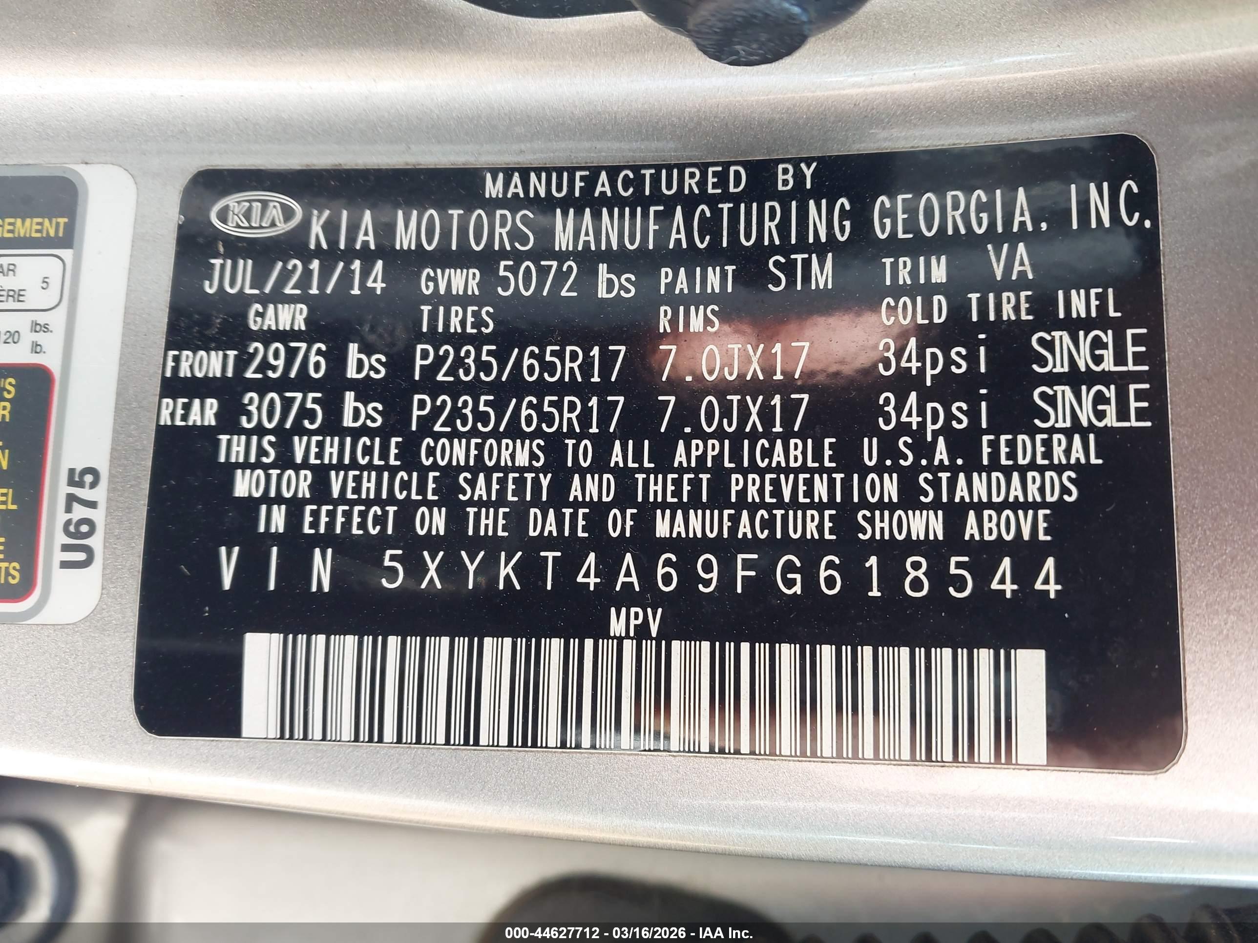 KIA SORENTO image 9