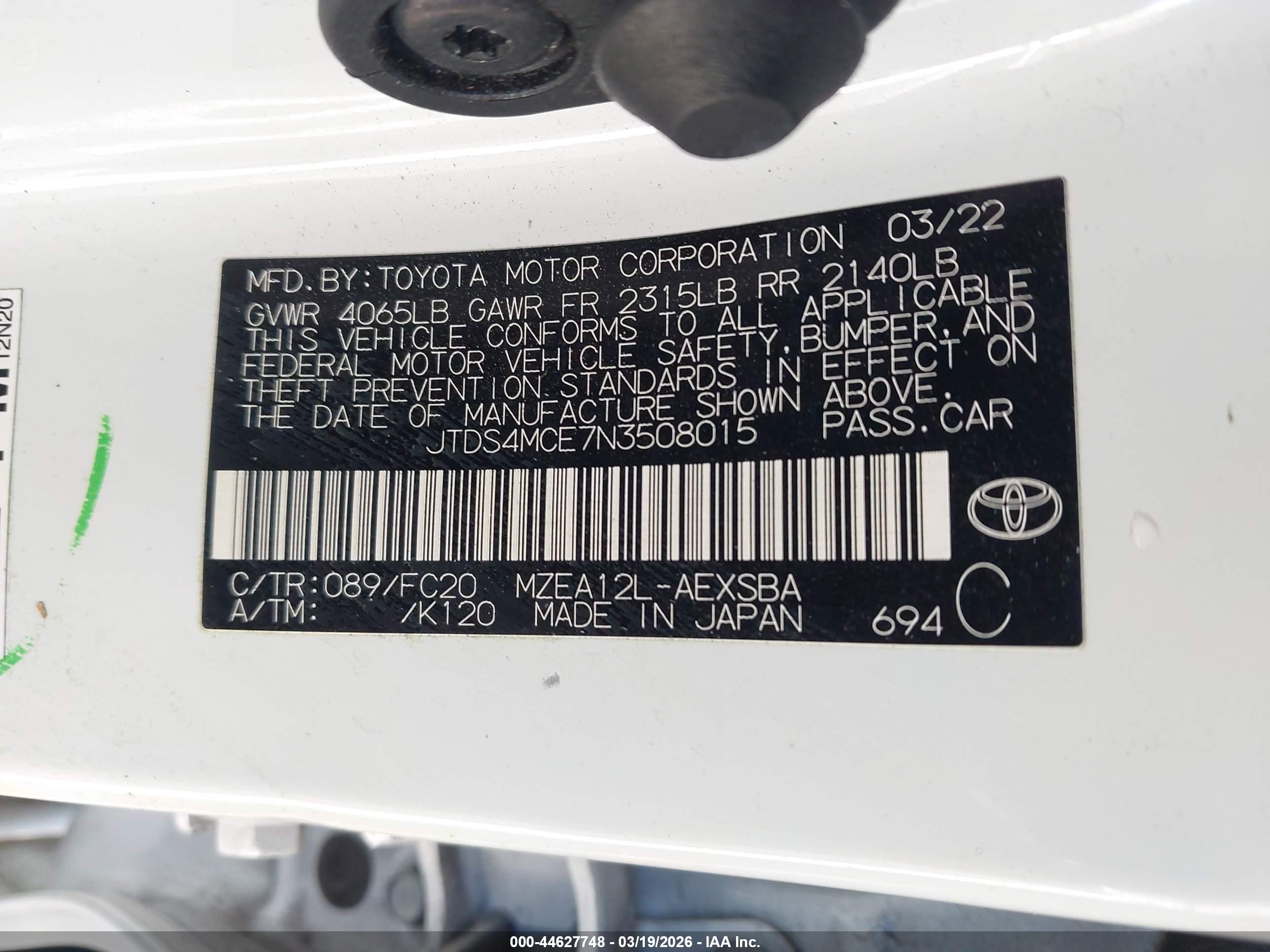 TOYOTA COROLLA image 9