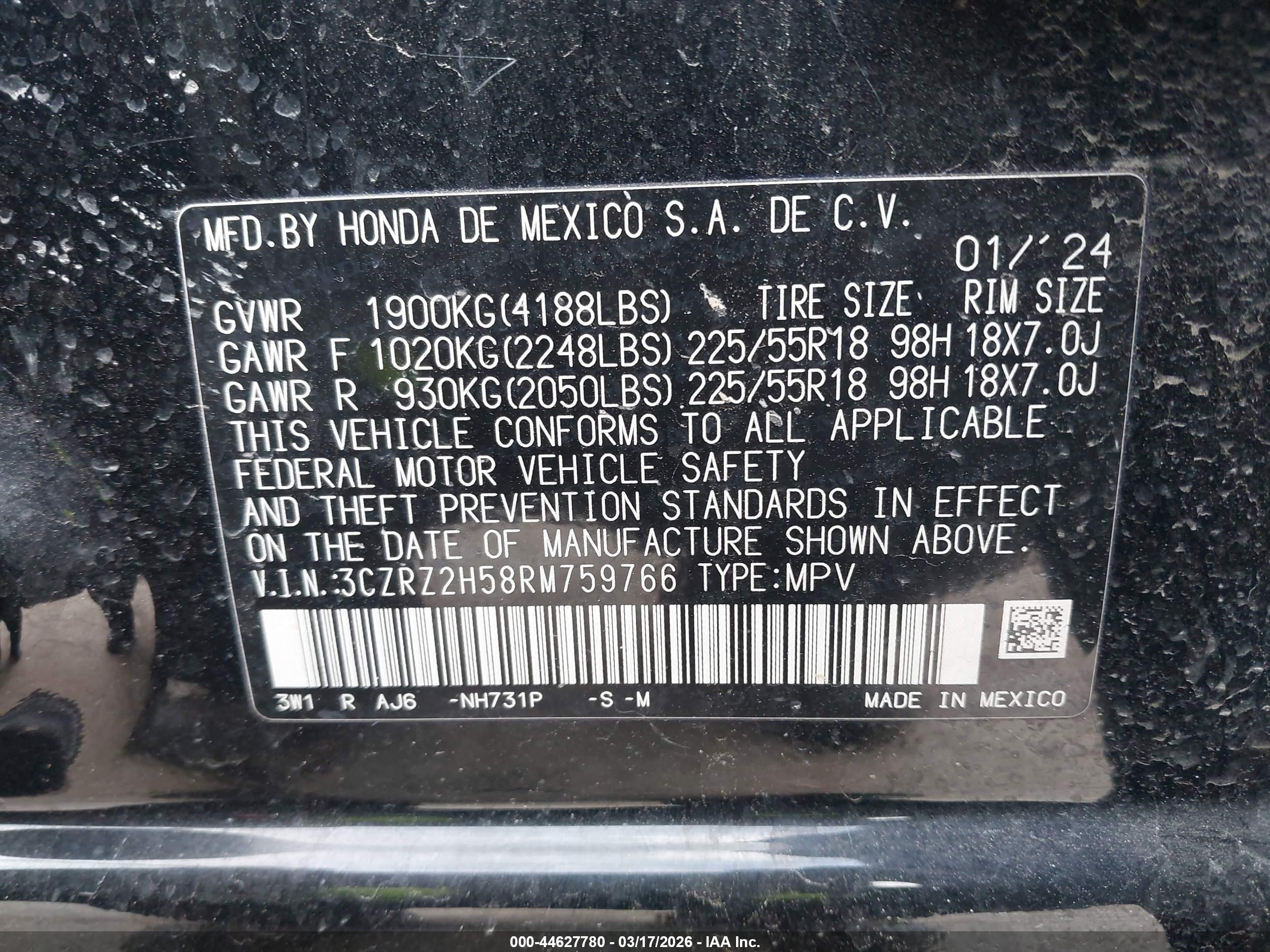 HONDA HR-V image 9