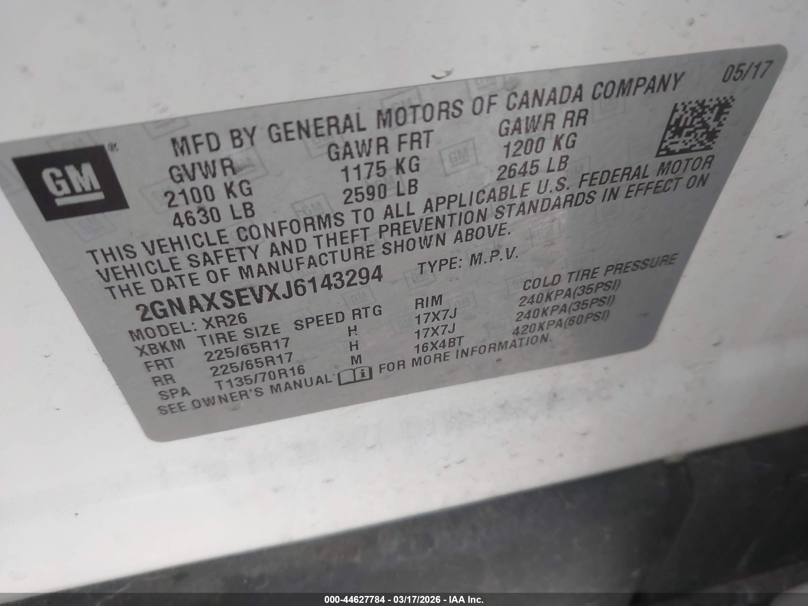 CHEVROLET EQUINOX image 9