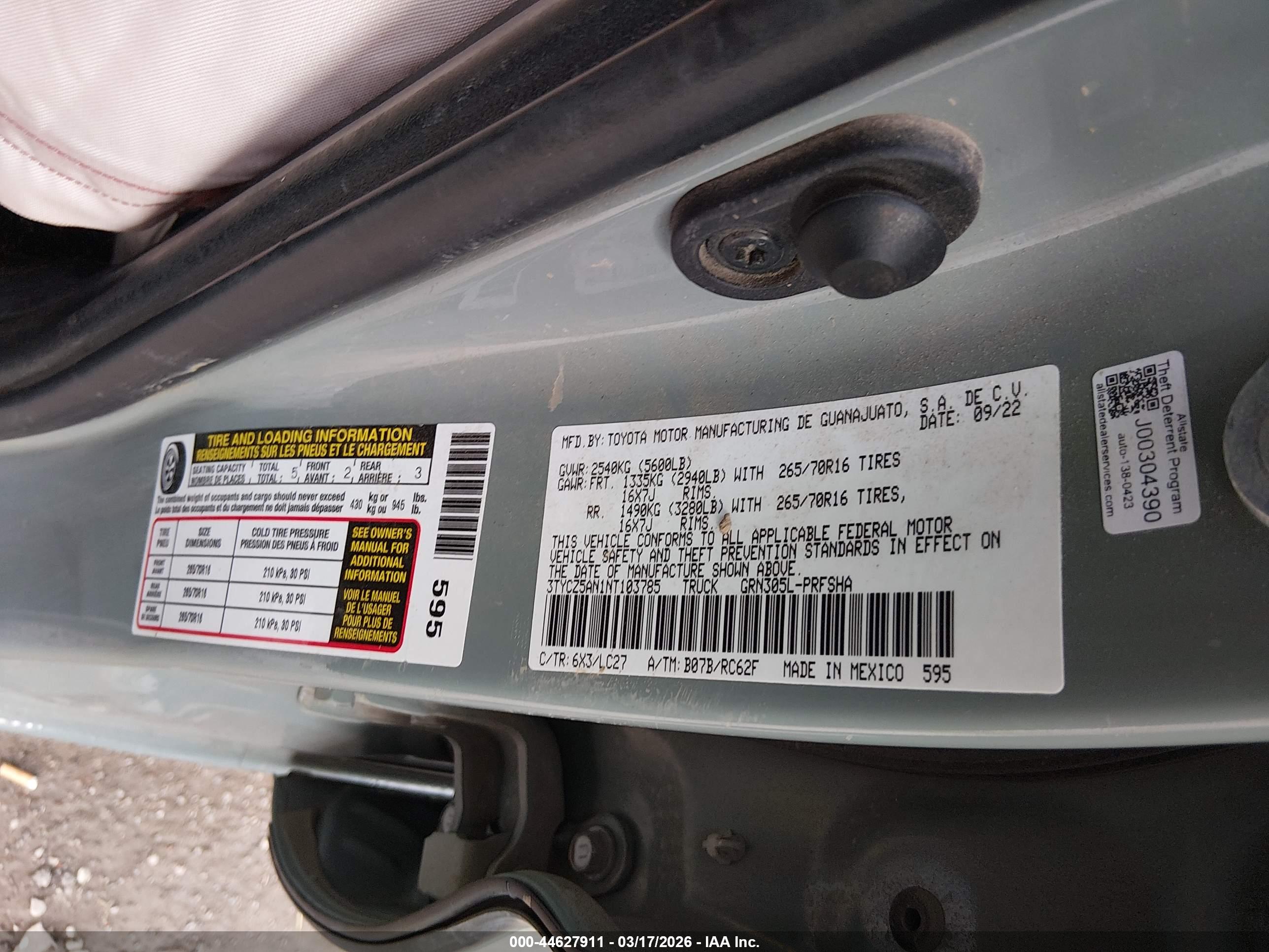 TOYOTA TACOMA image 9
