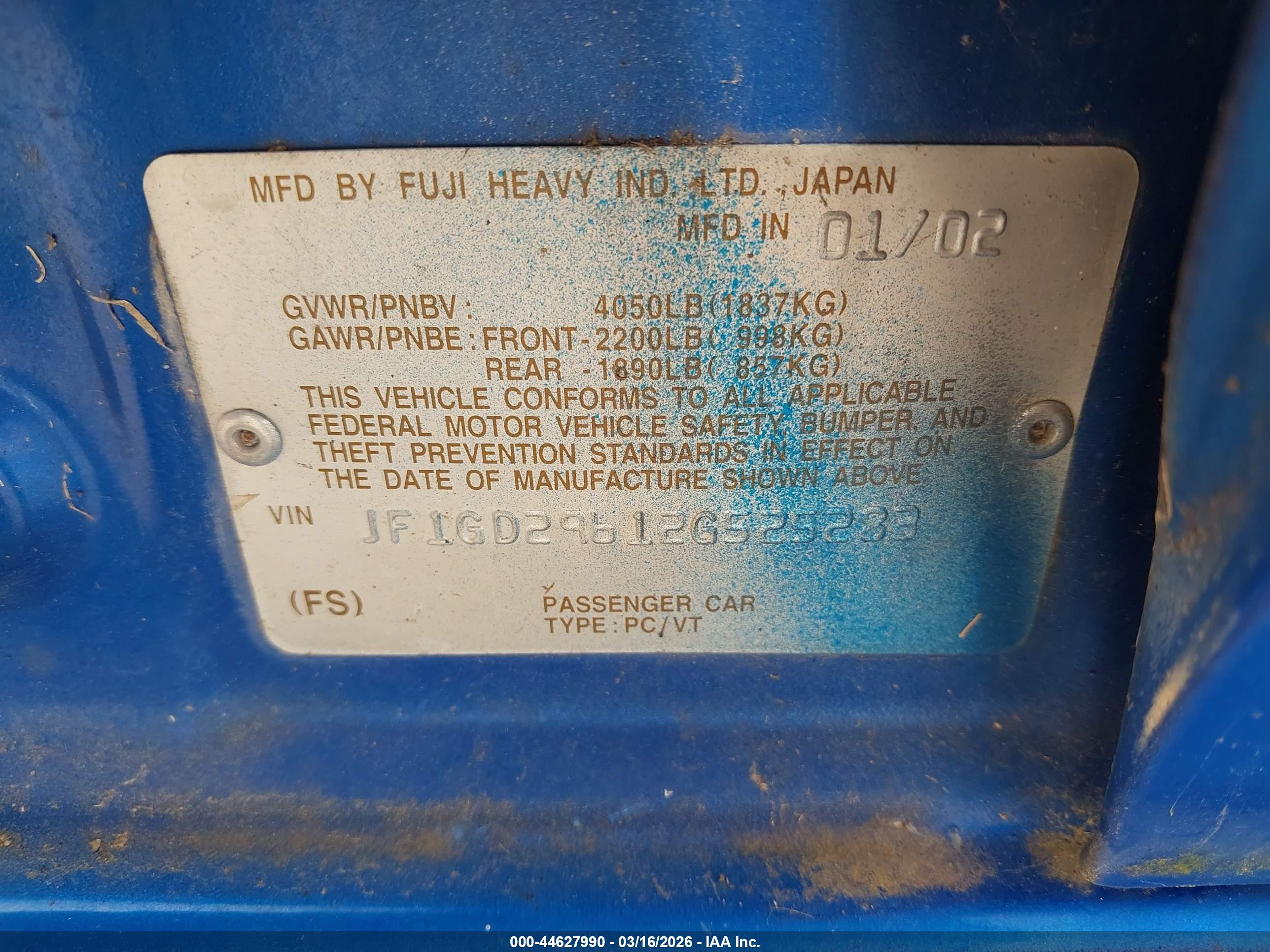 SUBARU IMPREZA image 9