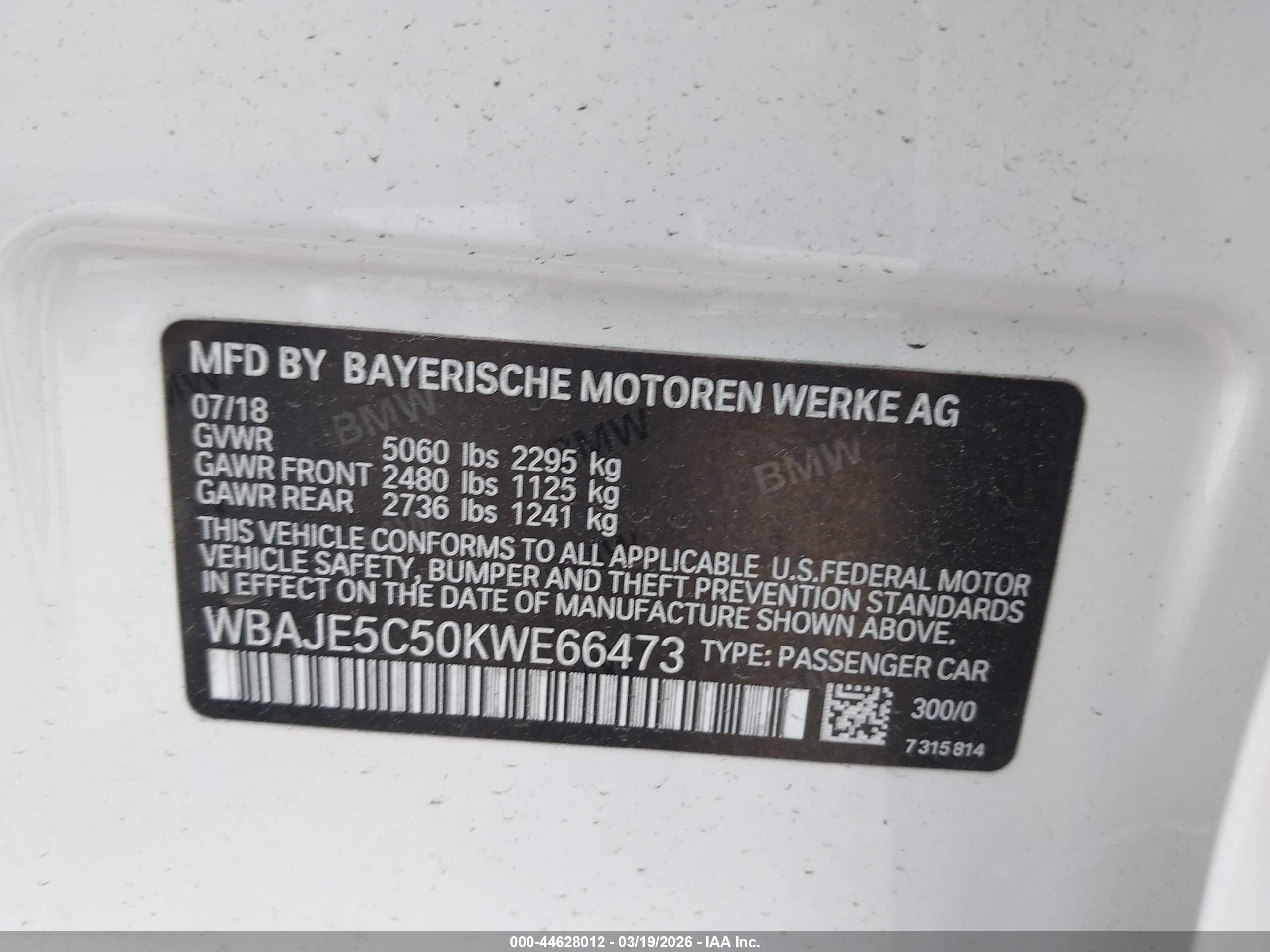 BMW 540I image 9