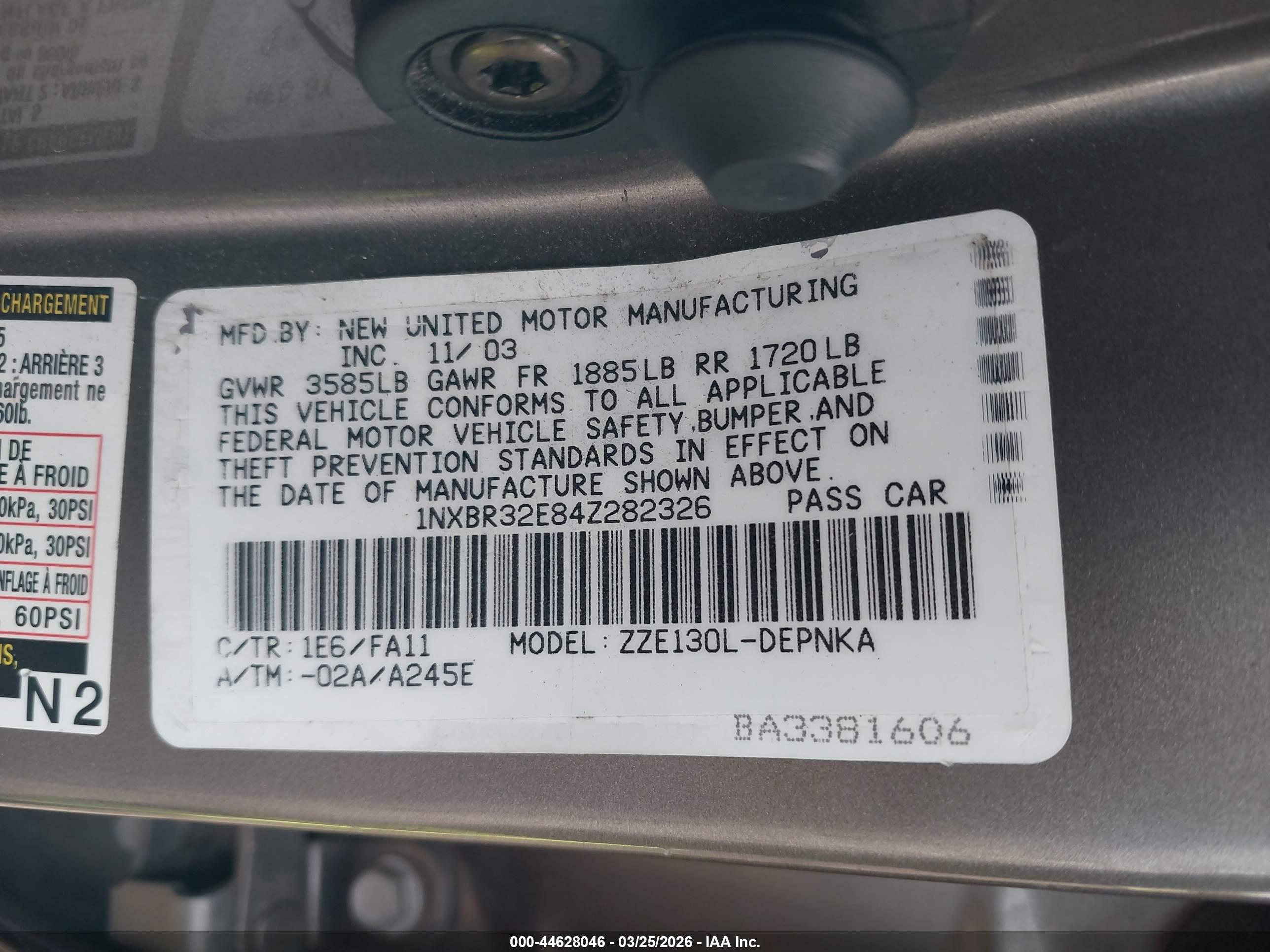 TOYOTA COROLLA image 9