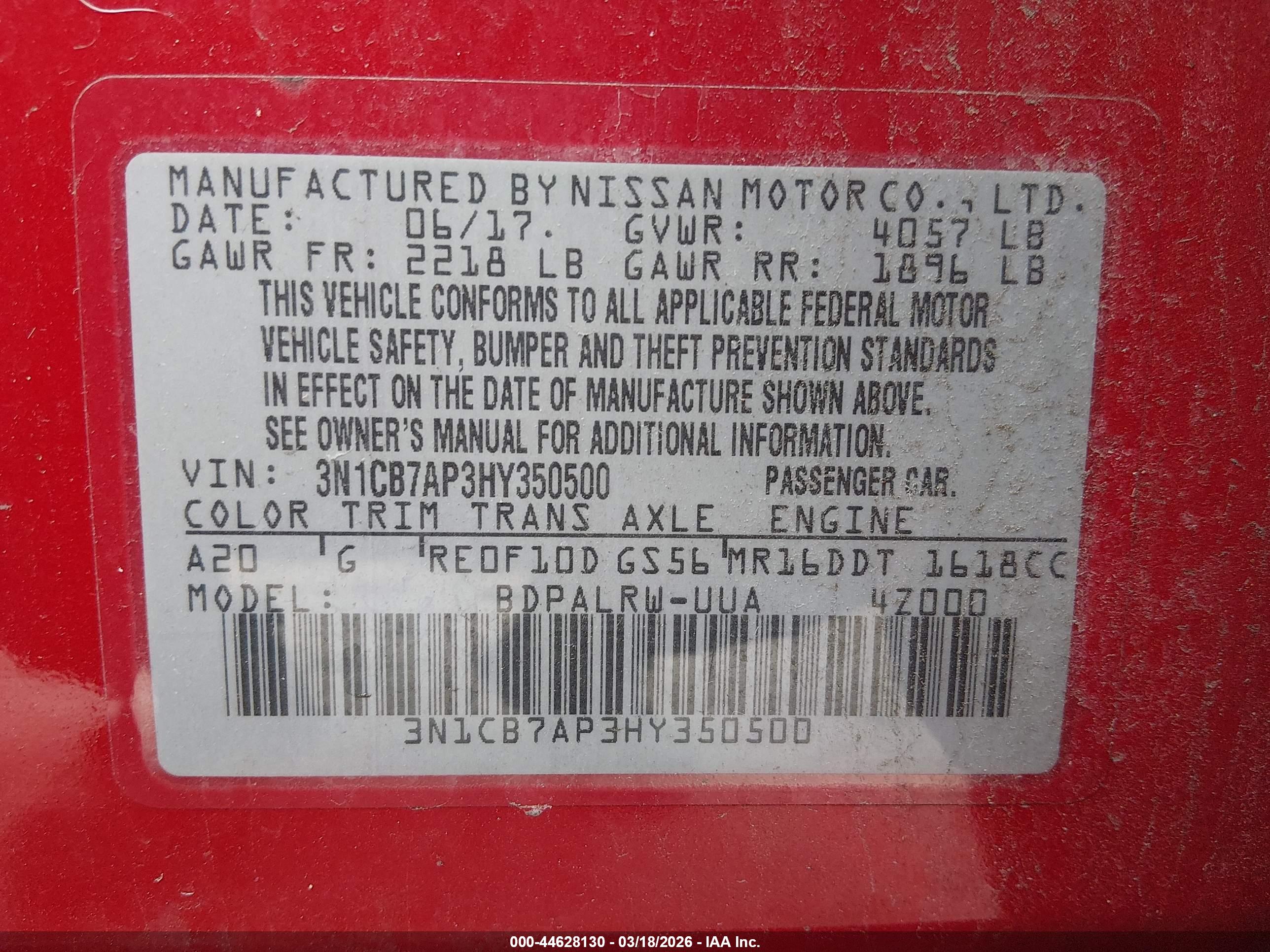 NISSAN SENTRA image 9