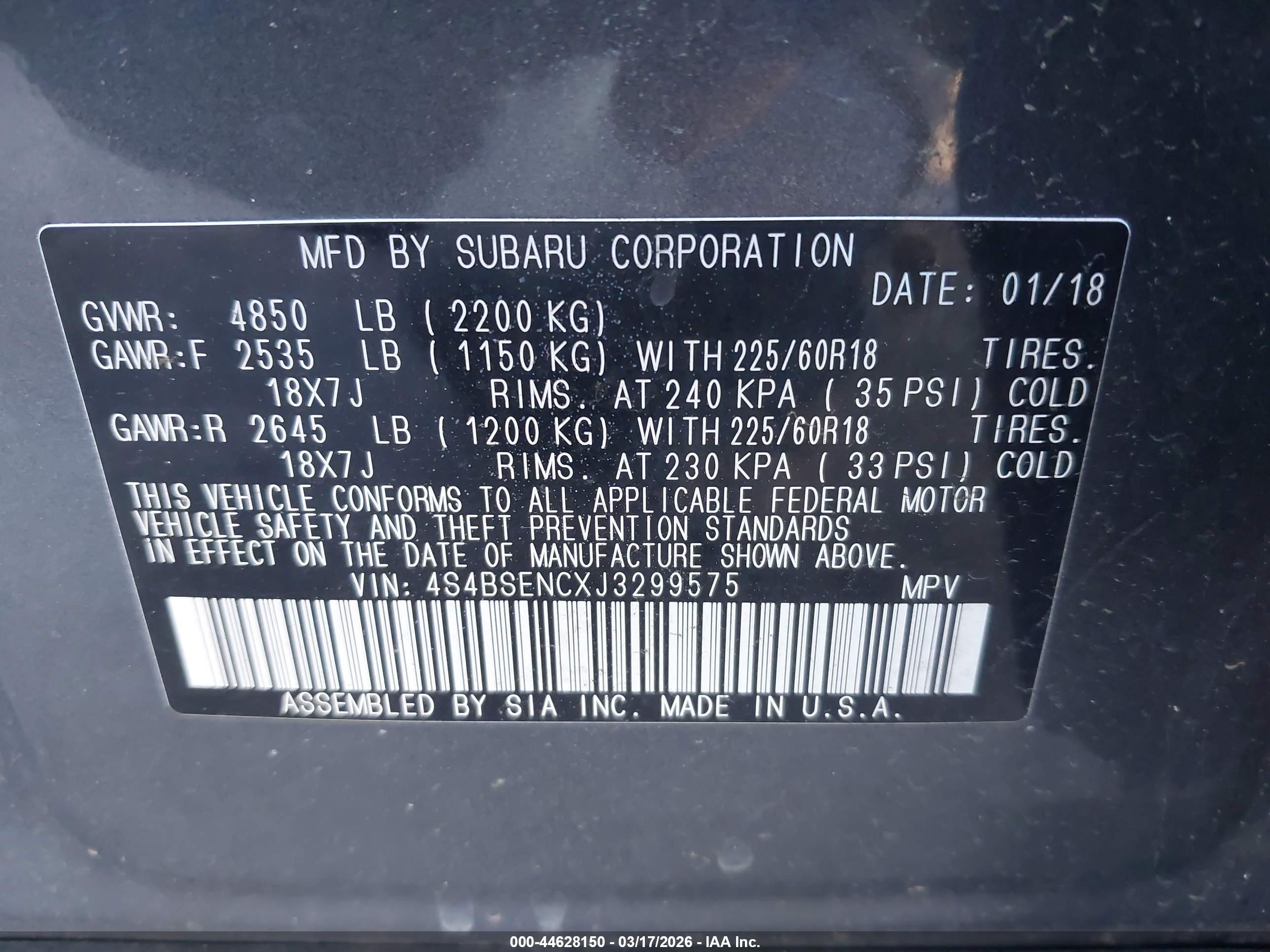 SUBARU OUTBACK image 9