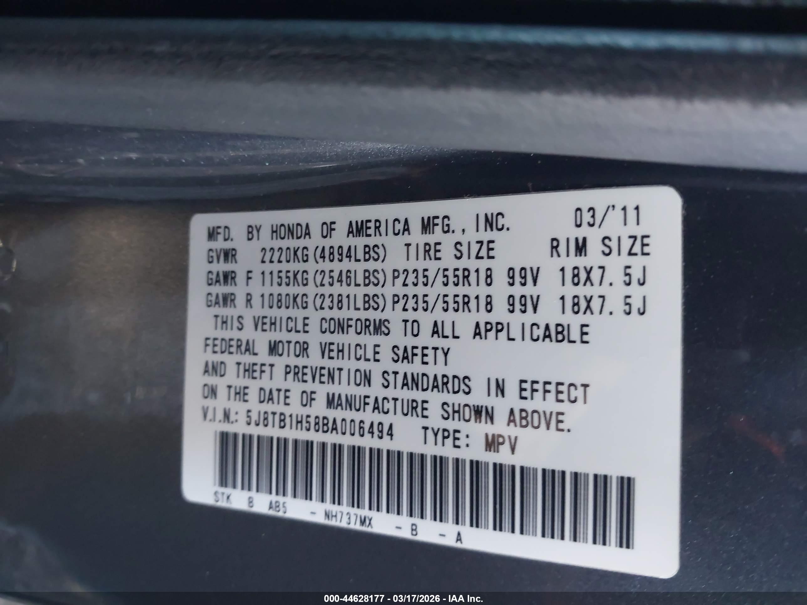 ACURA RDX image 9