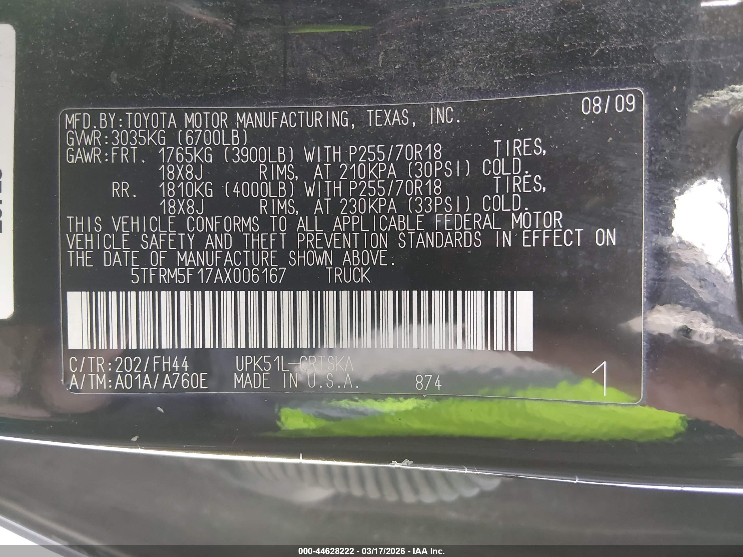 TOYOTA TUNDRA image 9