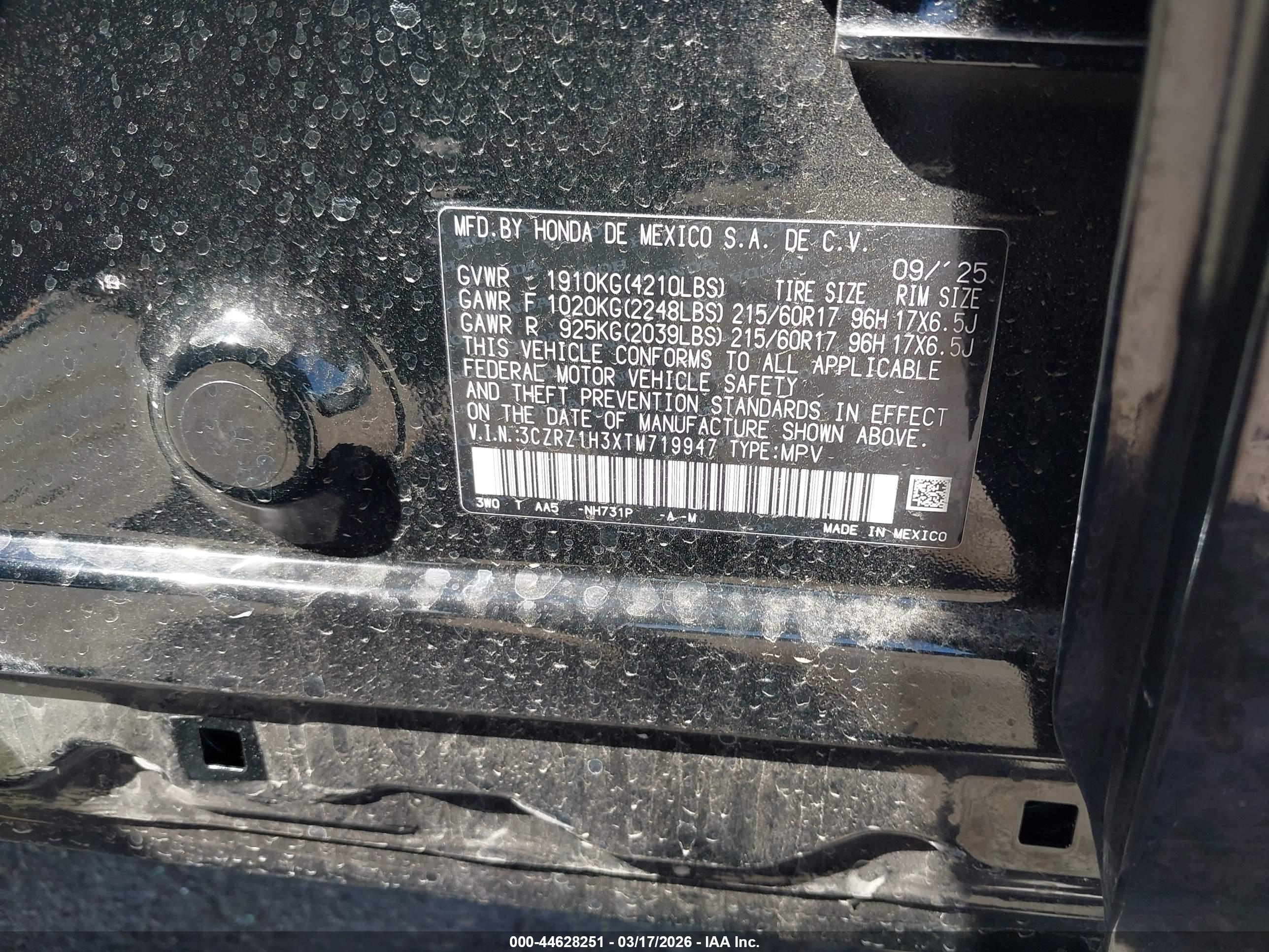 HONDA HR-V image 9